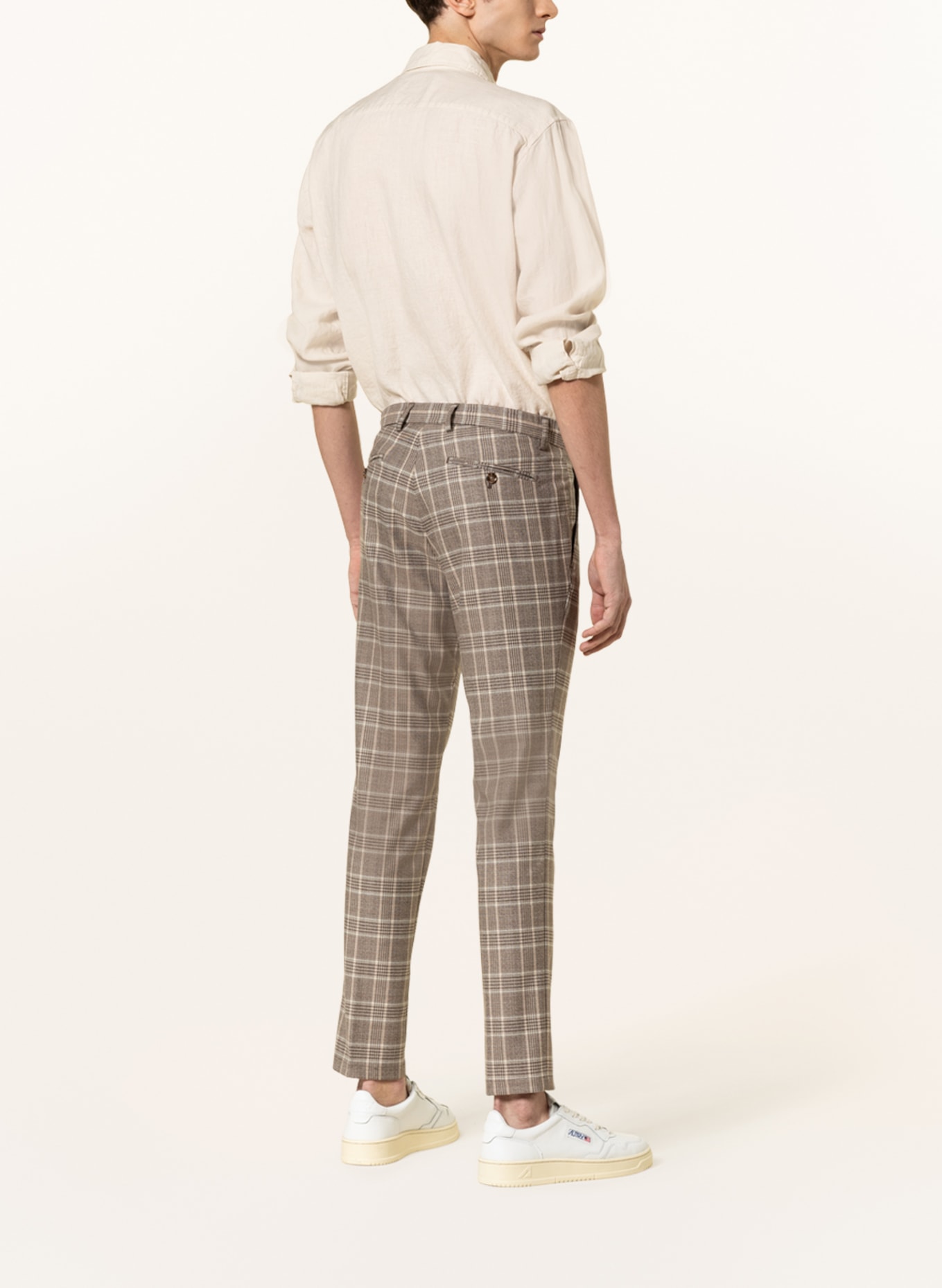 PAUL Suit trousers slim fit, Color: LIGHT BROWN/ BROWN (Image 4)