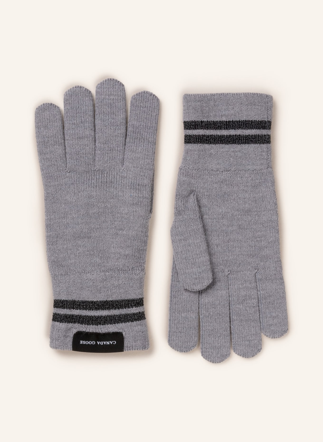 CANADA GOOSE Gloves, Color: GRAY (Image 1)