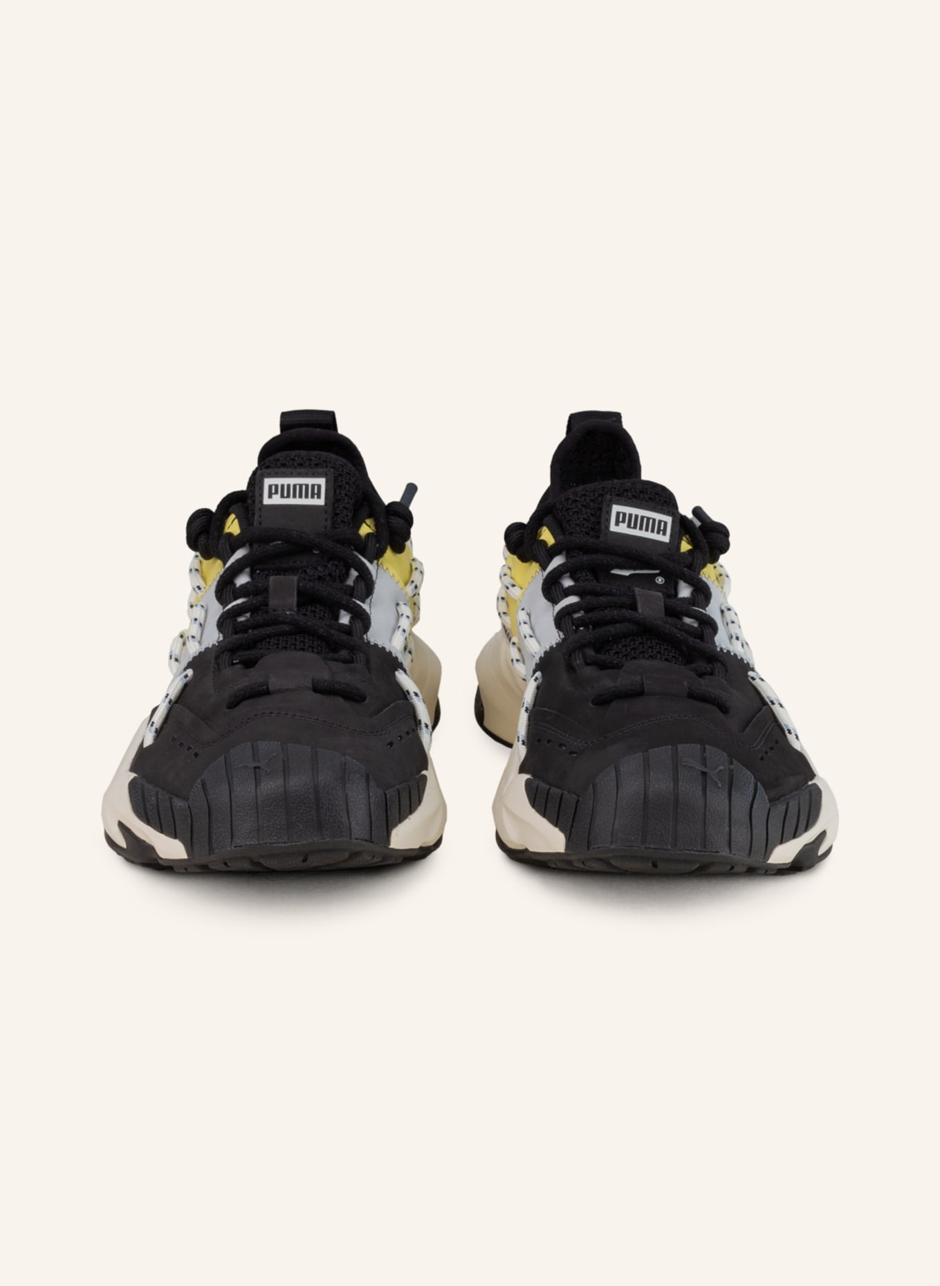 PUMA Sneakers PLEXUS RETRO, Color: BLACK/ LIGHT GRAY/ YELLOW (Image 3)