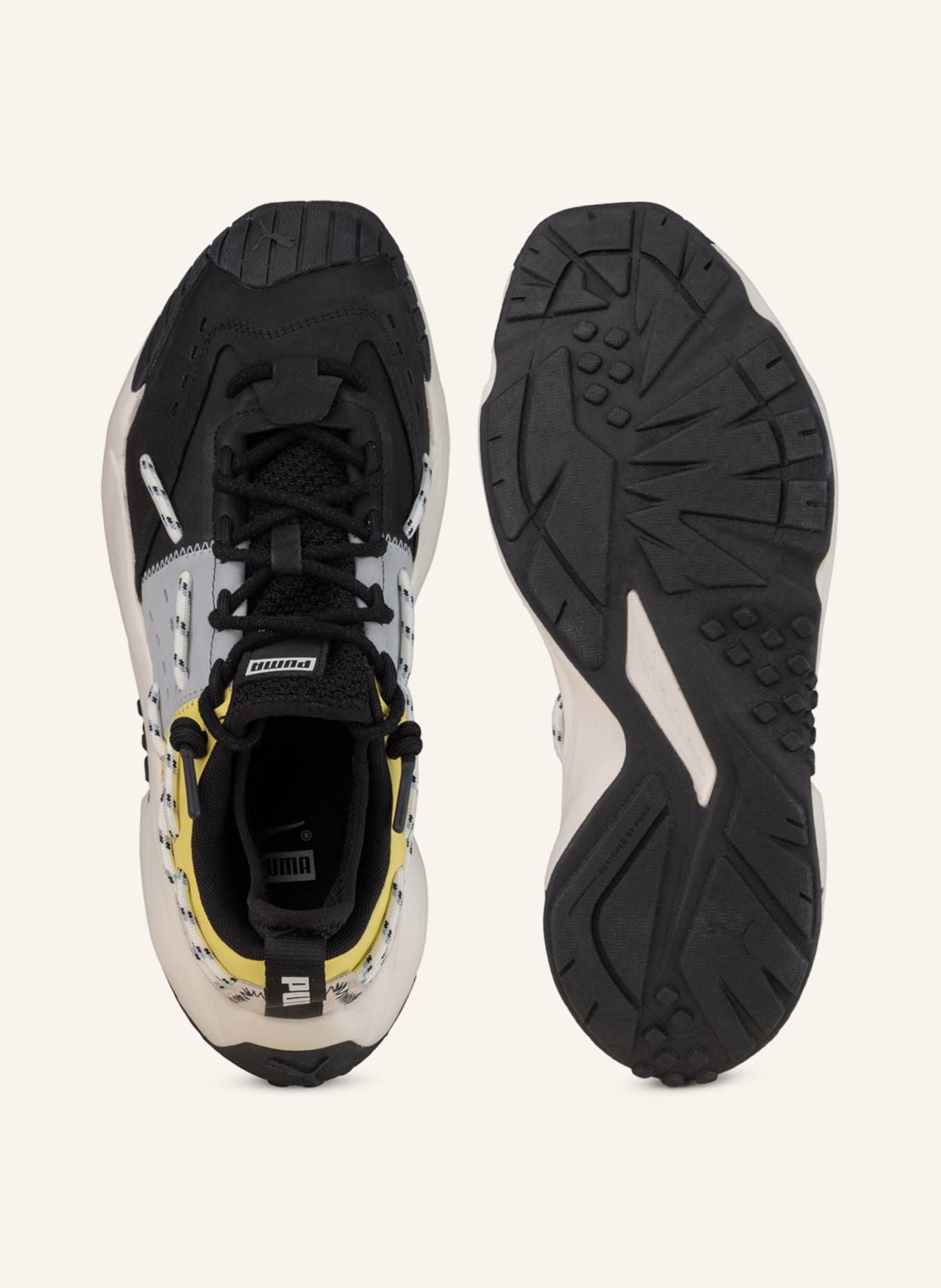 PUMA Sneakers PLEXUS RETRO, Color: BLACK/ LIGHT GRAY/ YELLOW (Image 5)