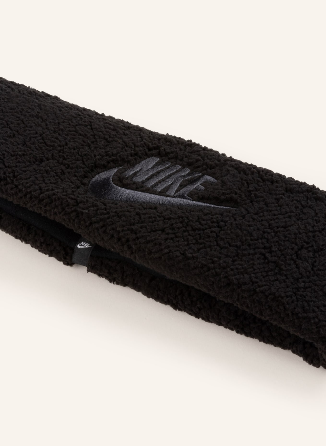 Nike Stirnband aus Fleece, Farbe: SCHWARZ (Bild 2)