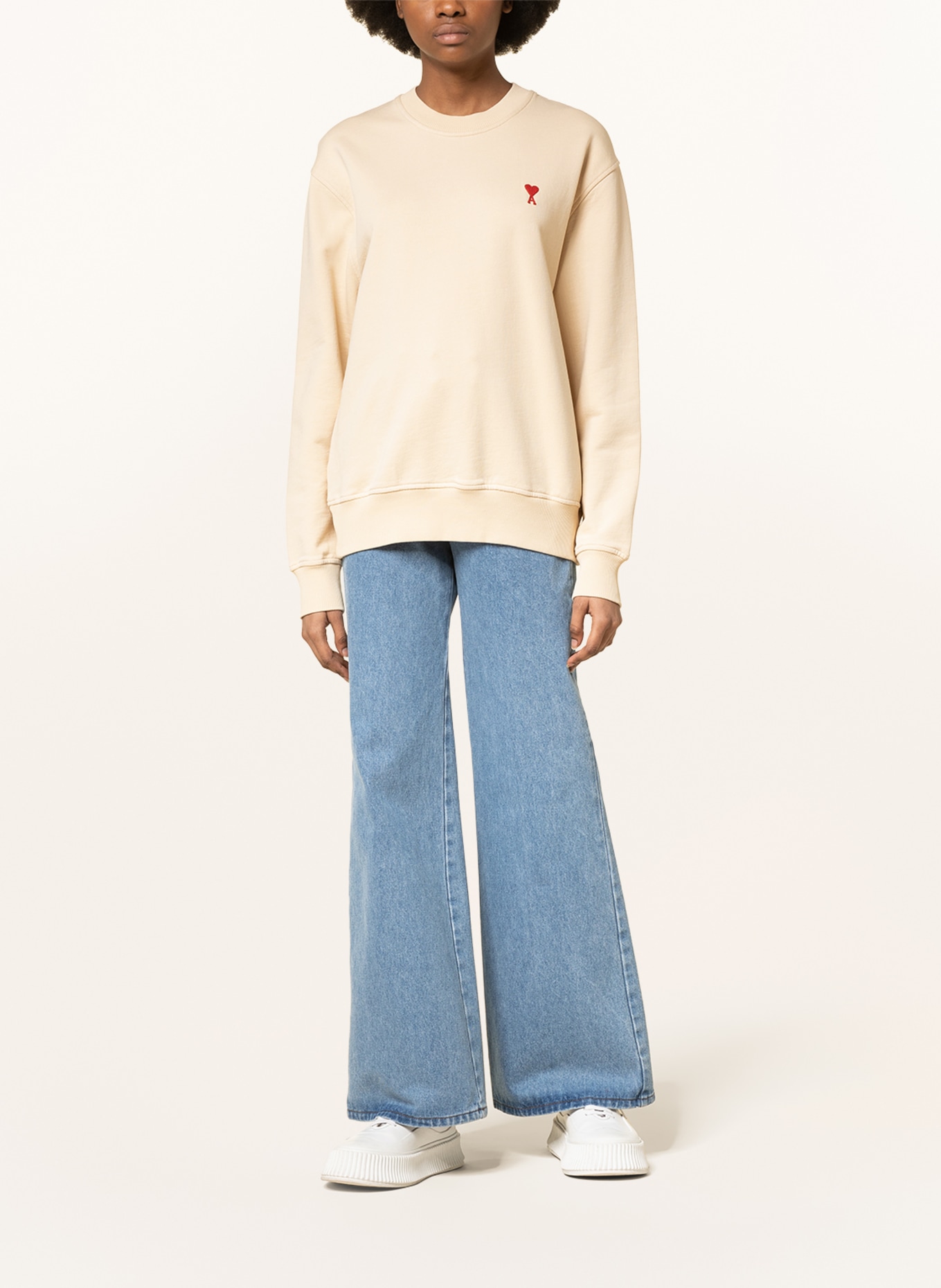 AMI PARIS Sweatshirt, Farbe: CREME (Bild 2)