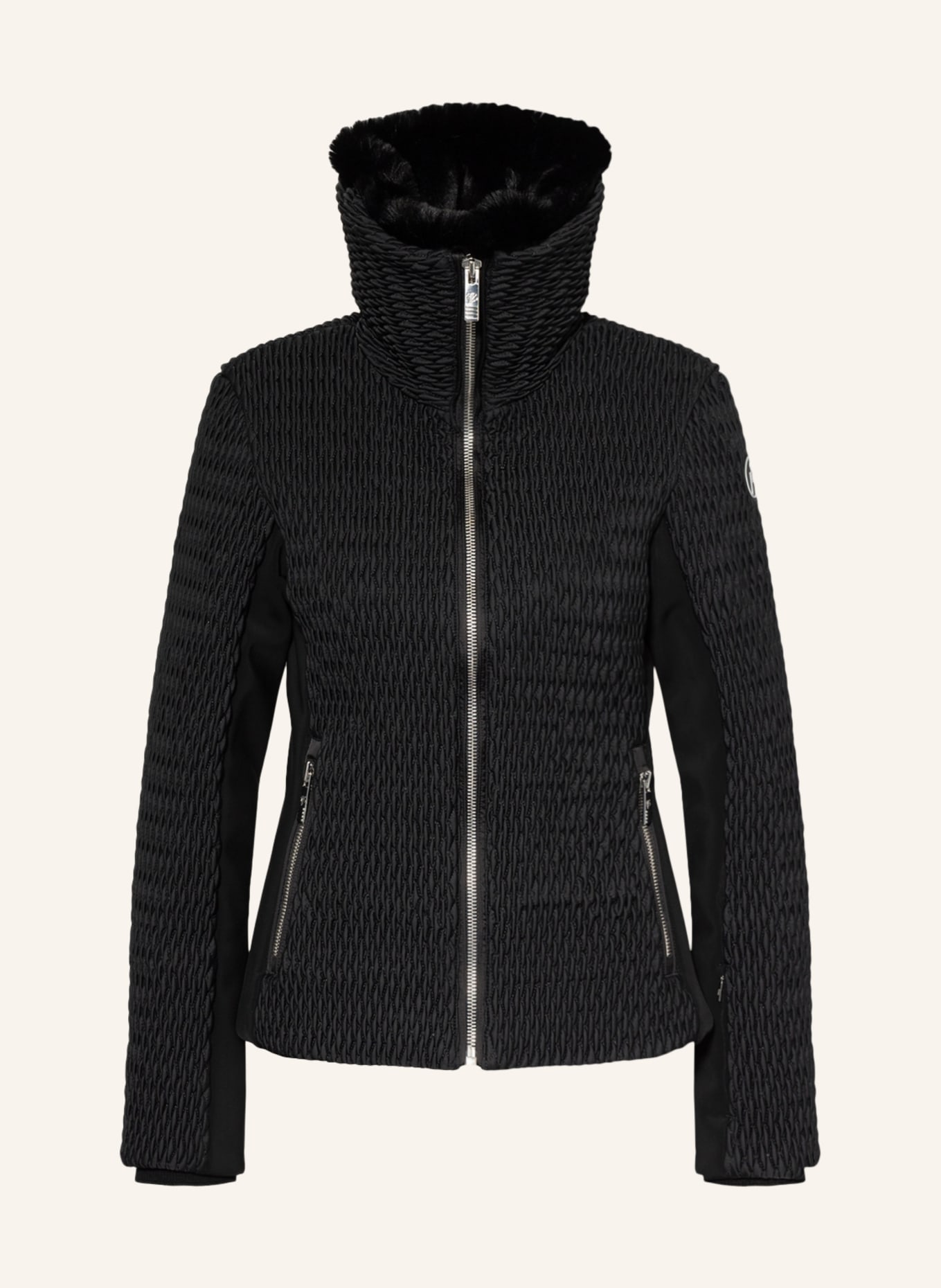 fusalp Ski jacket MONTANA THINDOW with faux fur, Color: BLACK (Image 1)