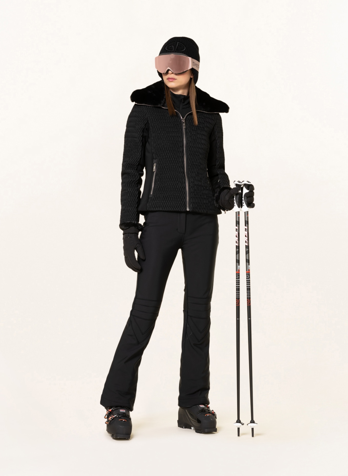 fusalp Ski jacket MONTANA THINDOW with faux fur, Color: BLACK (Image 2)