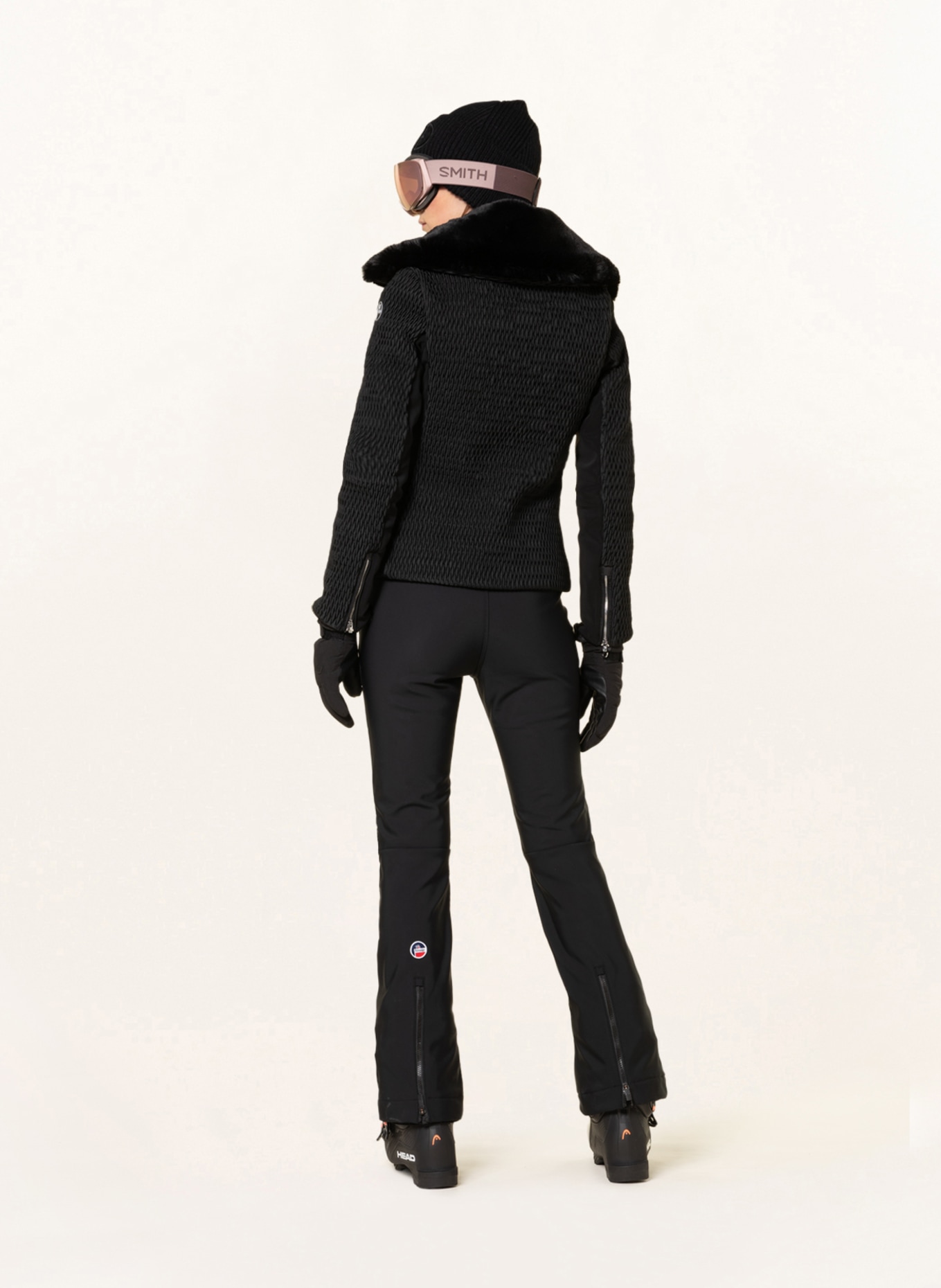 fusalp Ski jacket MONTANA THINDOW with faux fur, Color: BLACK (Image 3)