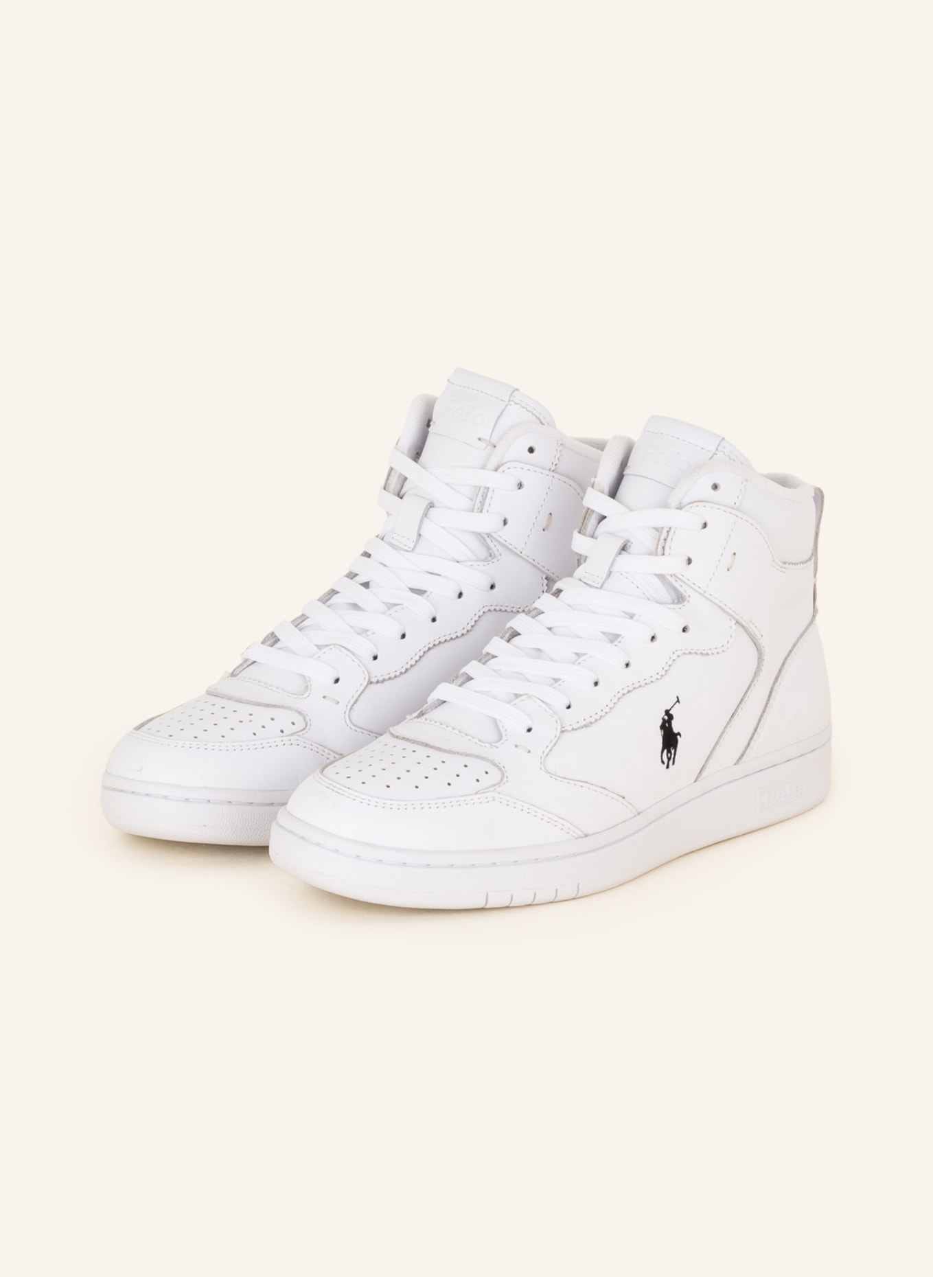 POLO RALPH LAUREN High-top sneakers, Color: WHITE (Image 1)