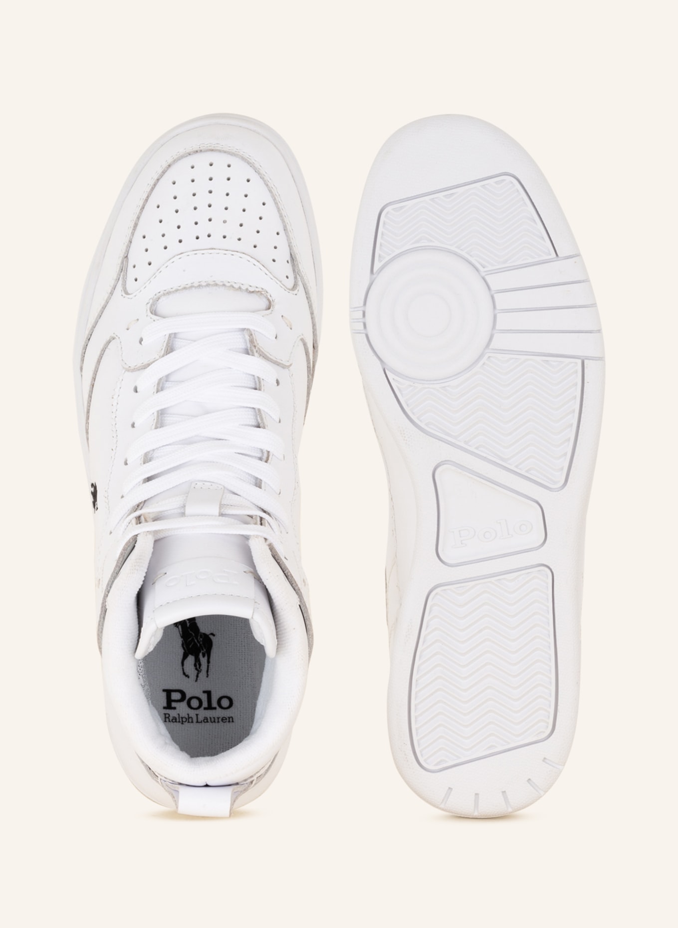 POLO RALPH LAUREN High-top sneakers, Color: WHITE (Image 5)