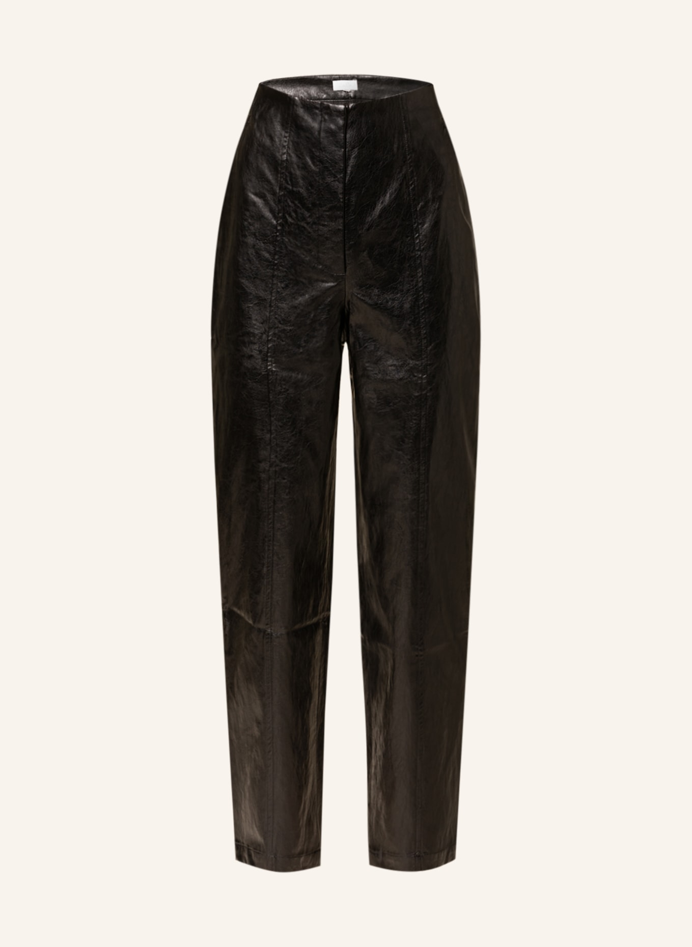 Lala Berlin Trousers PETCY in leather look, Color: BLACK (Image 1)