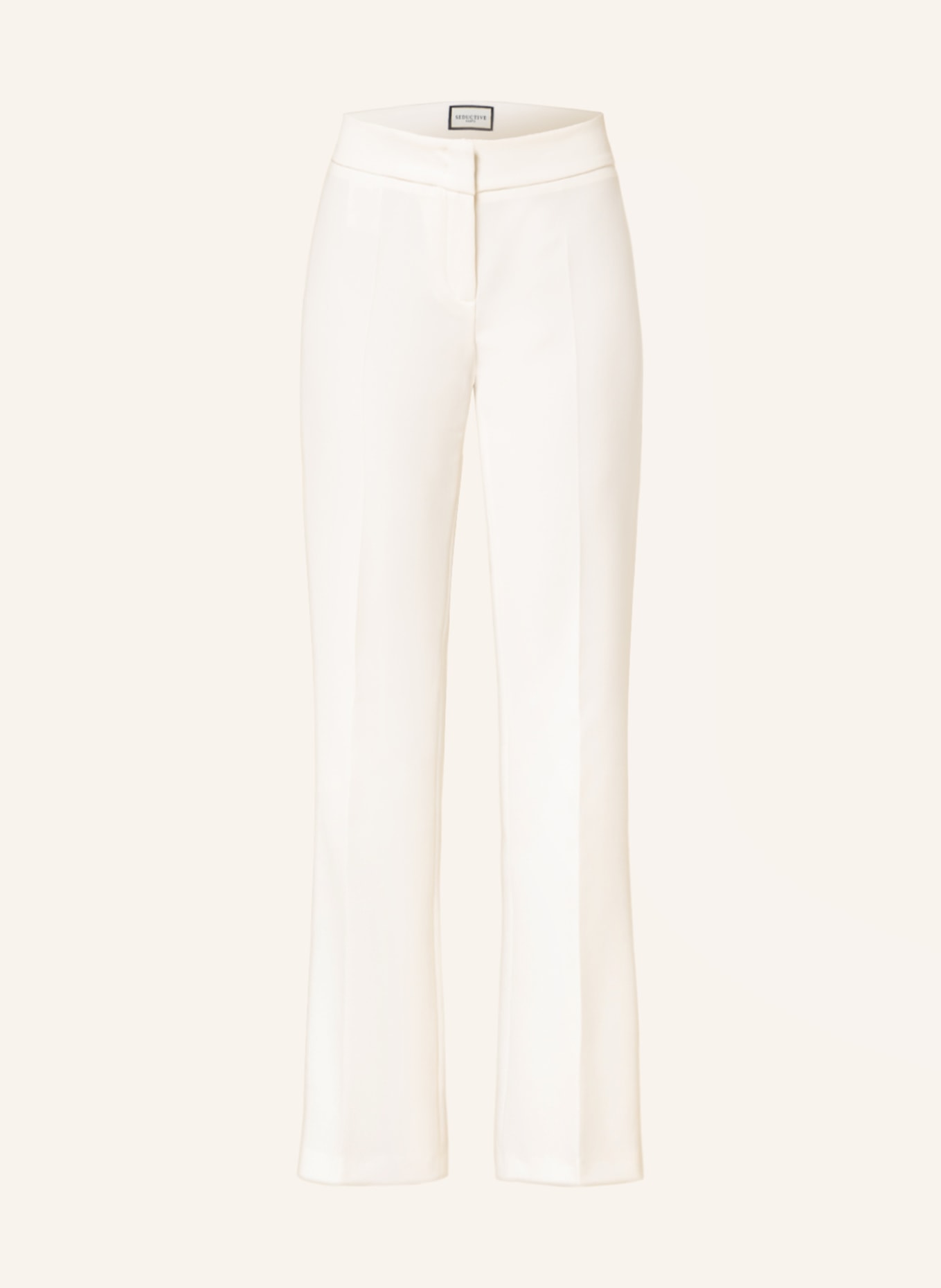 SEDUCTIVE Wide leg trousers NANCY, Color: WHITE (Image 1)