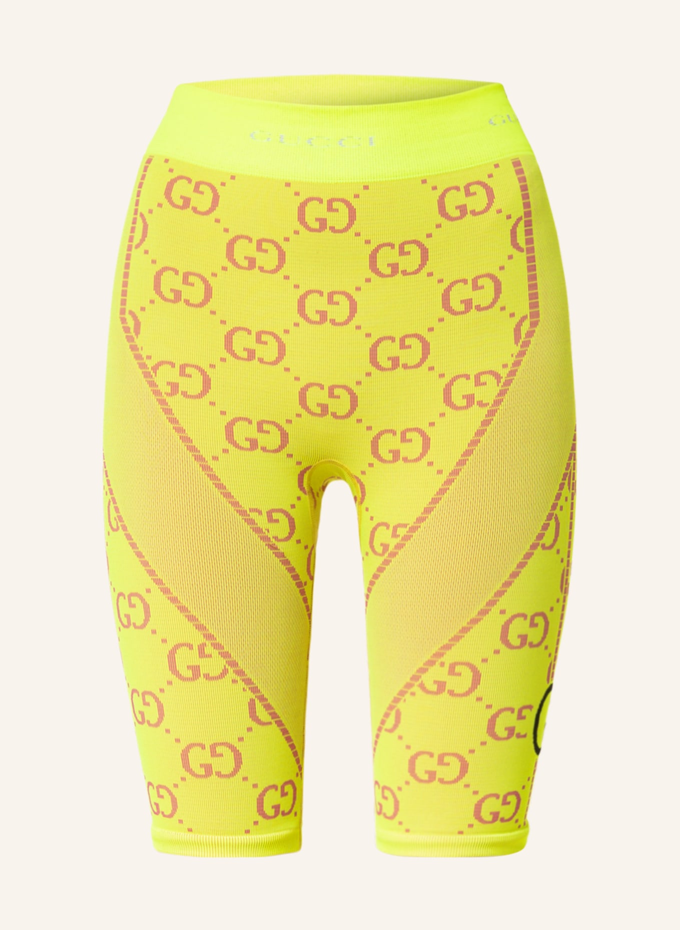 GUCCI Cycling shorts, Color: NEON YELLOW/ FUCHSIA (Image 1)