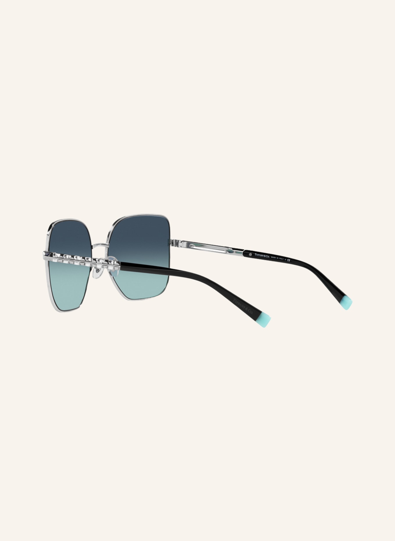 TIFFANY & Co. Sunglasses TF3078B, Color: 61059S - SILVER/BLUE GRADIENT (Image 4)