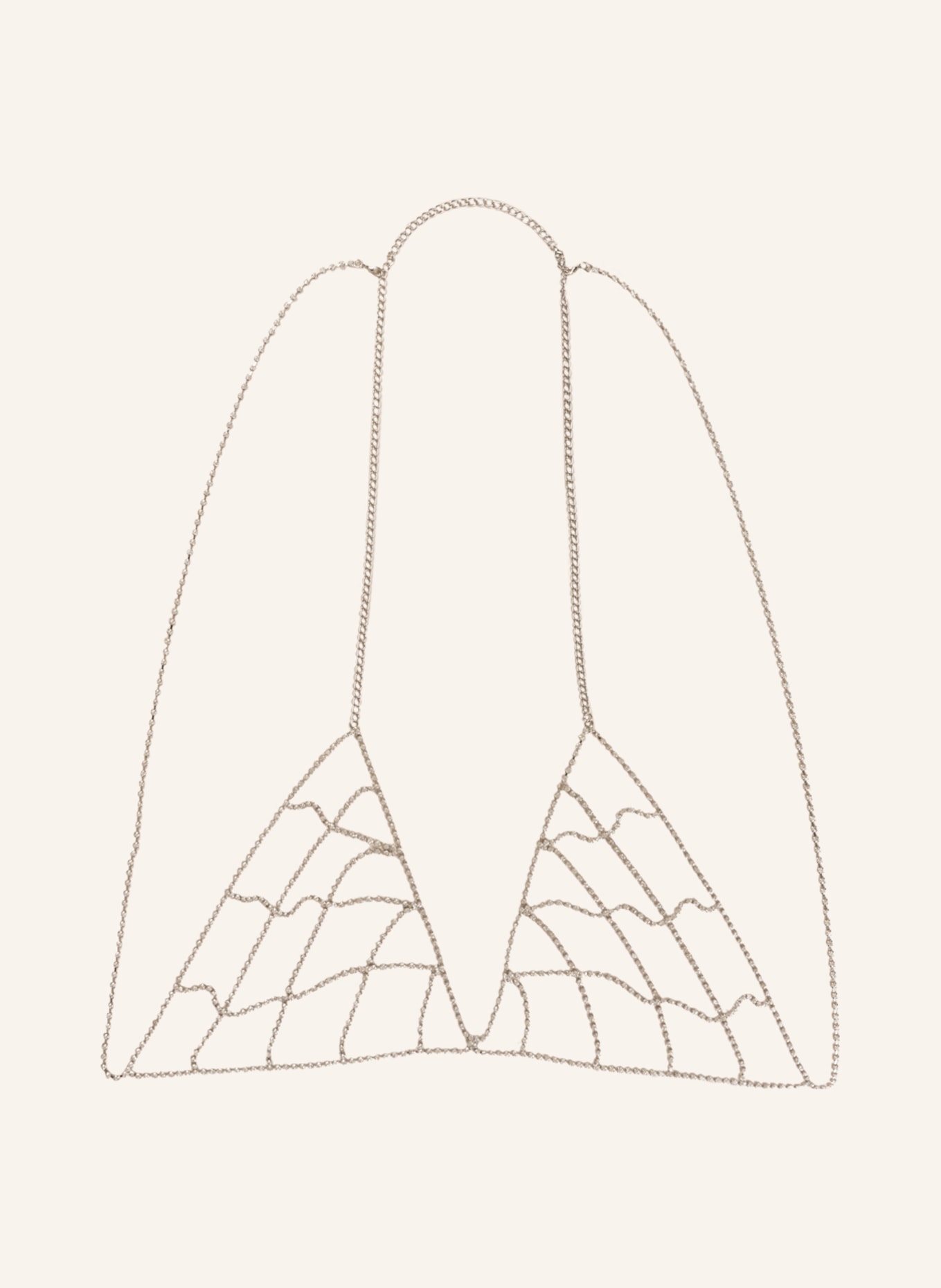 LOVE Stories Triangle bra CHAIN SILVER, Color: SILVER (Image 1)