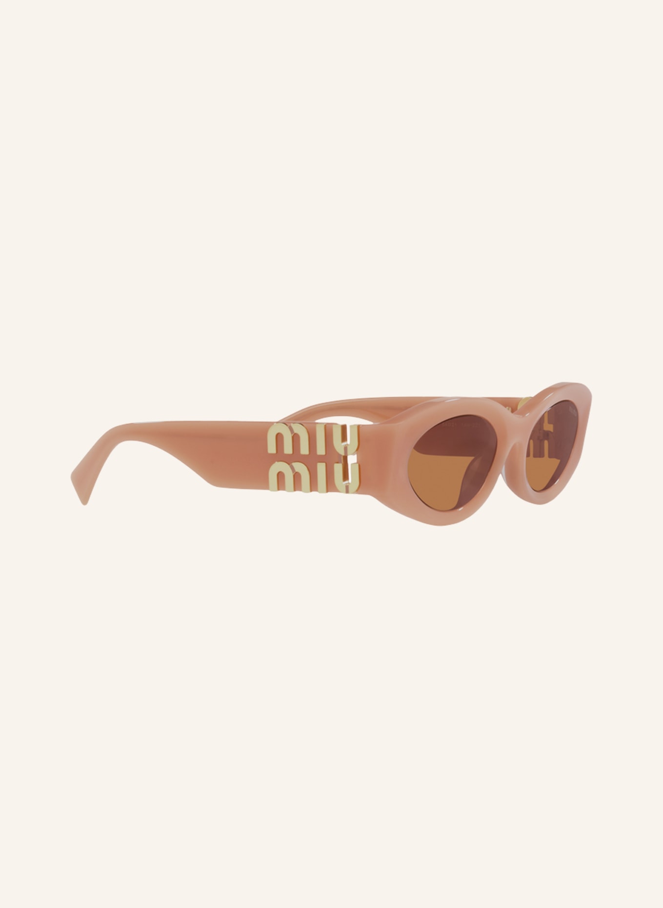 MIU MIU Sunglasses MU 11WS, Color: 14H2Z1 - LIGHT BROWN/ BROWN (Image 3)