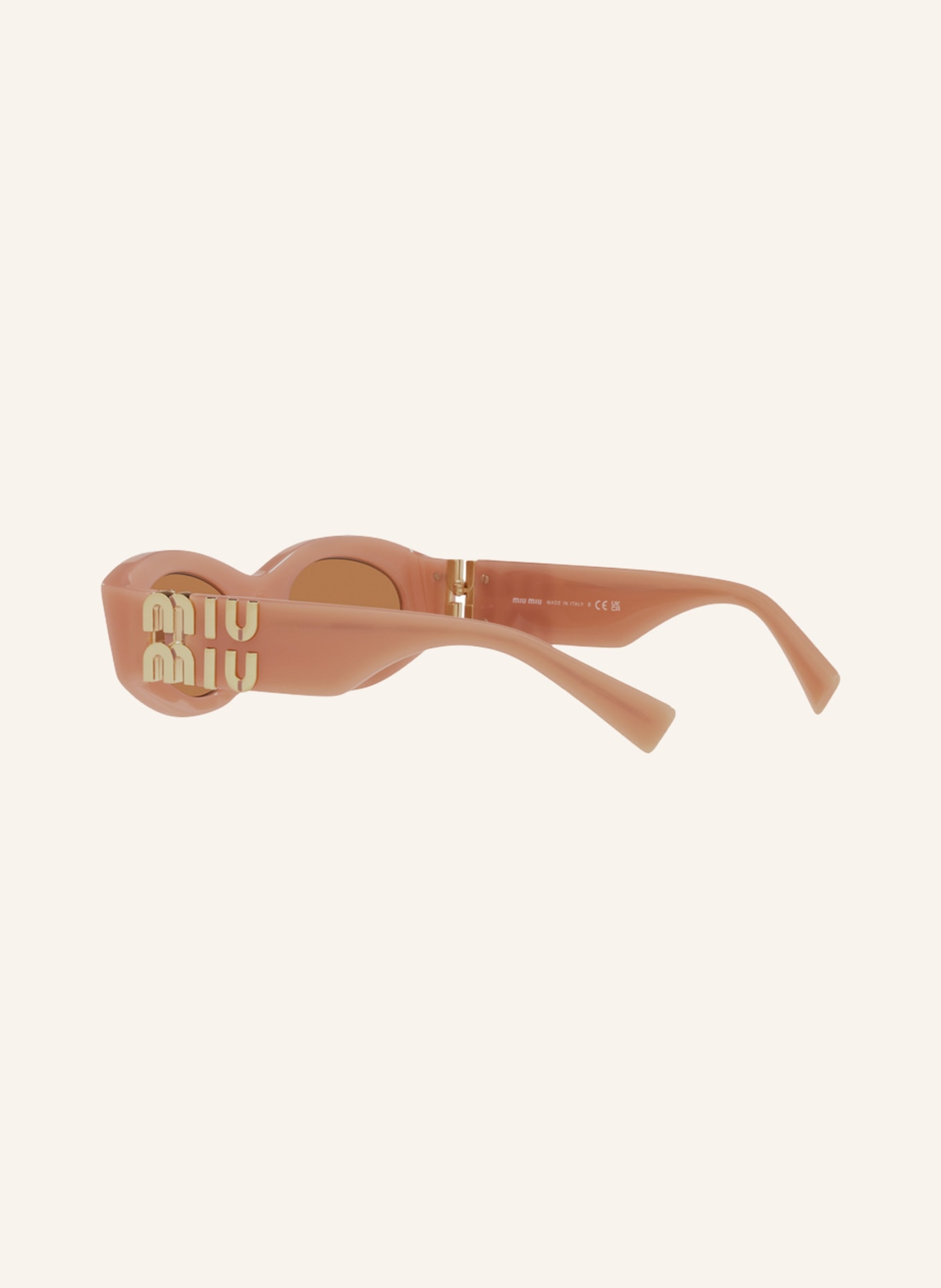 MIU MIU Sunglasses MU 11WS, Color: 14H2Z1 - LIGHT BROWN/ BROWN (Image 4)