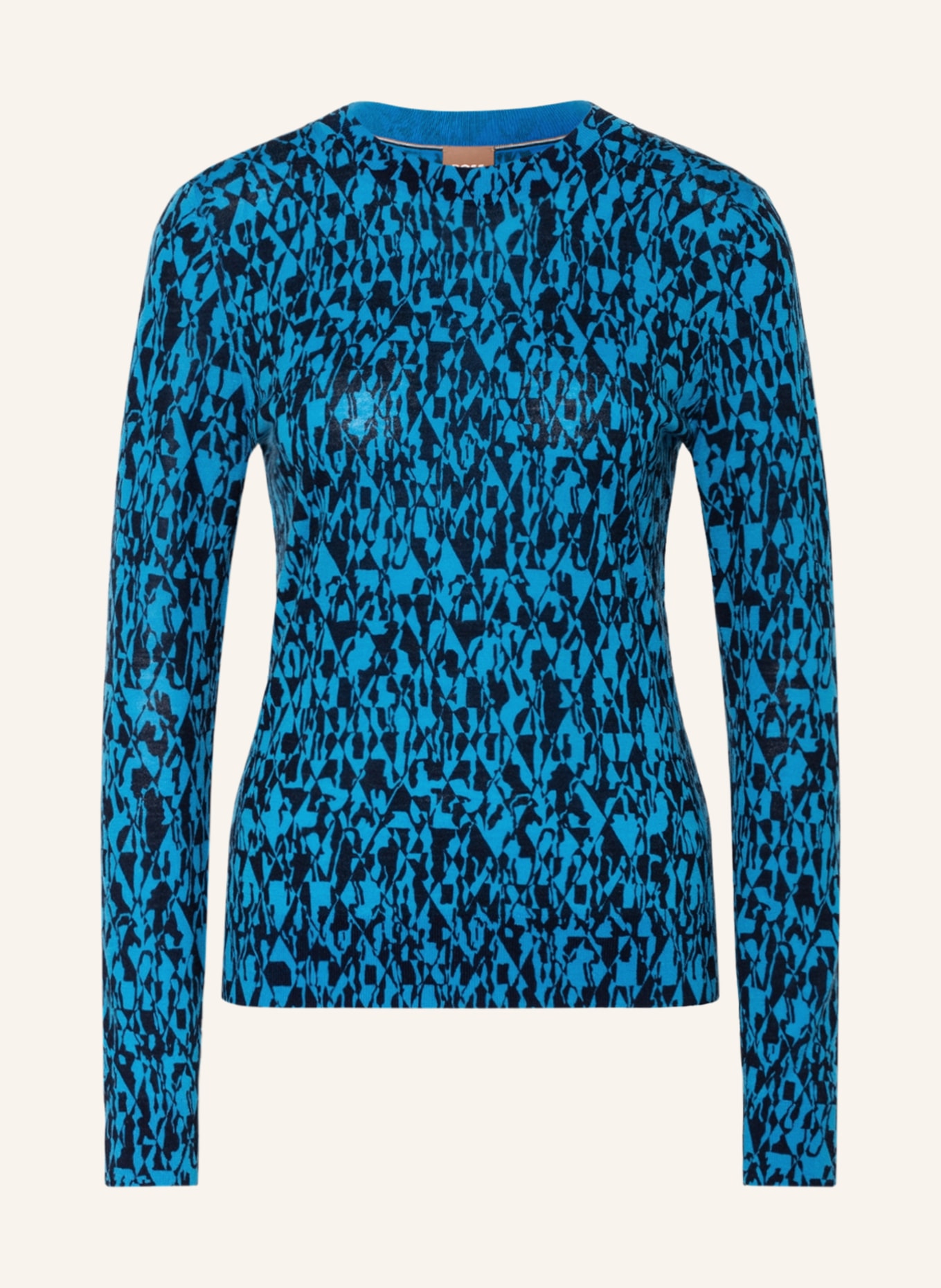 BOSS Pullover FARIDAY, Farbe: BLAU/ SCHWARZ (Bild 1)