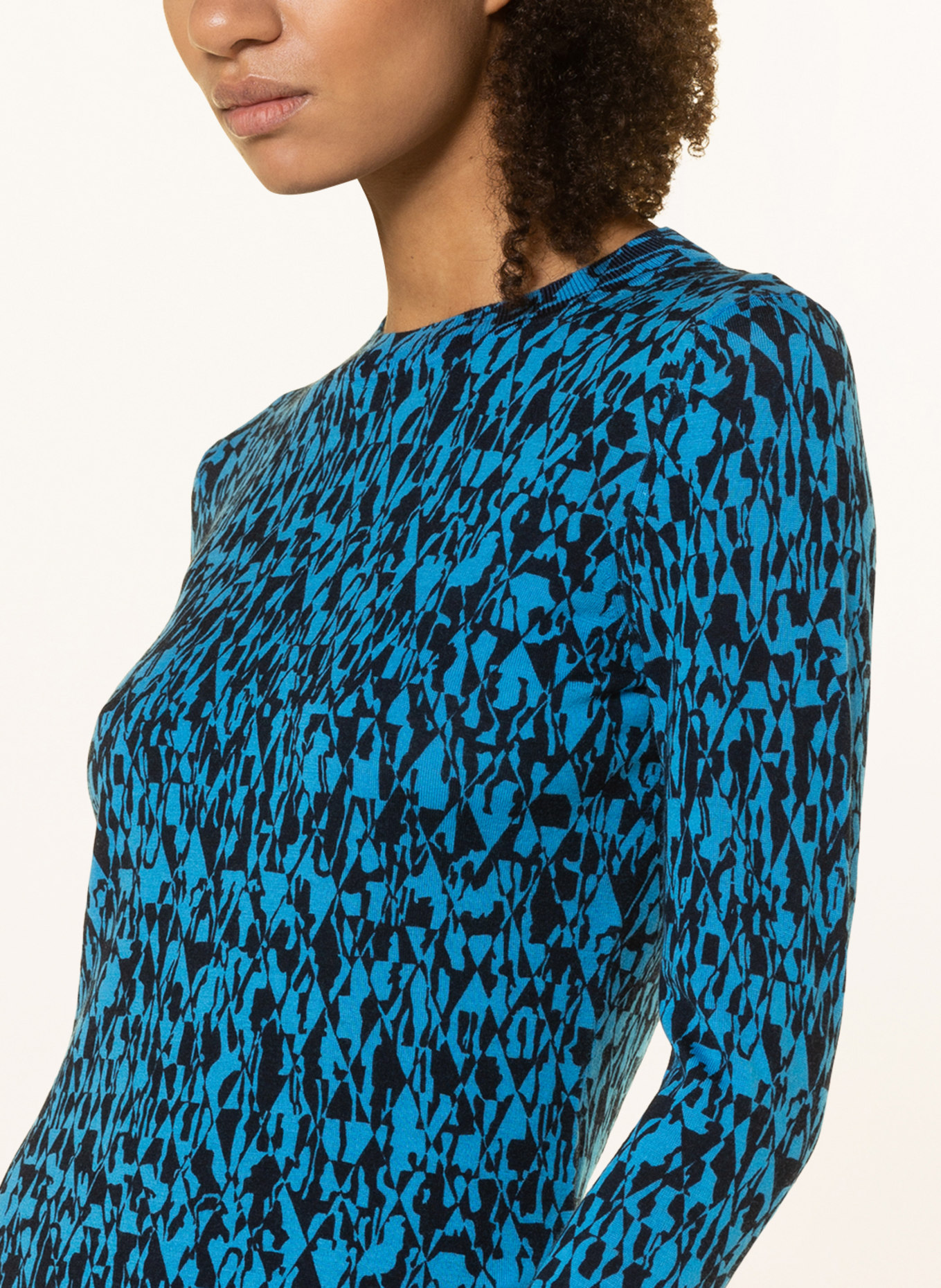 BOSS Pullover FARIDAY, Farbe: BLAU/ SCHWARZ (Bild 4)