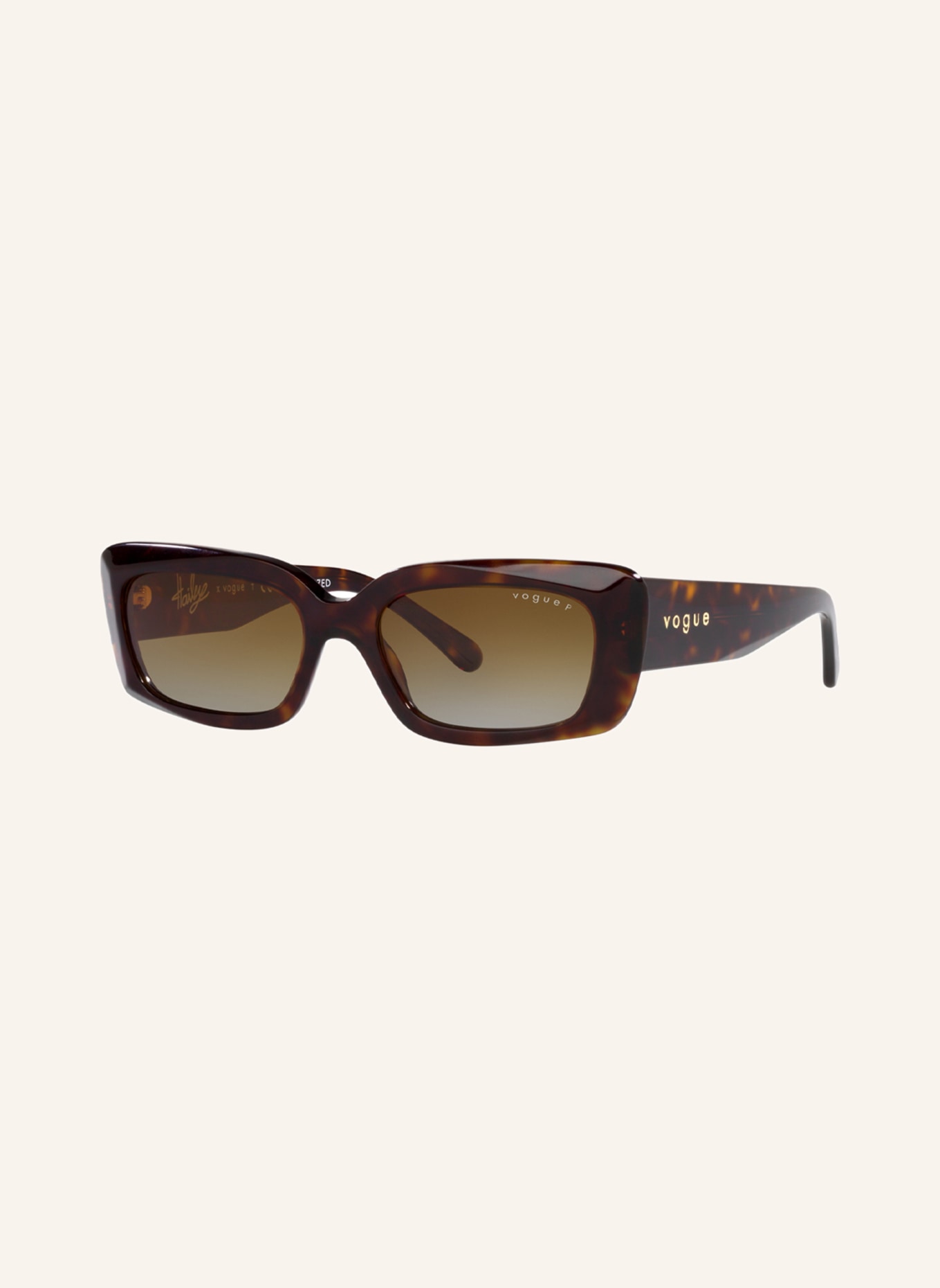 VOGUE Sunglasses VO5440S, Color: W656T5 - HAVANA/ BROWN POLARIZED (Image 1)