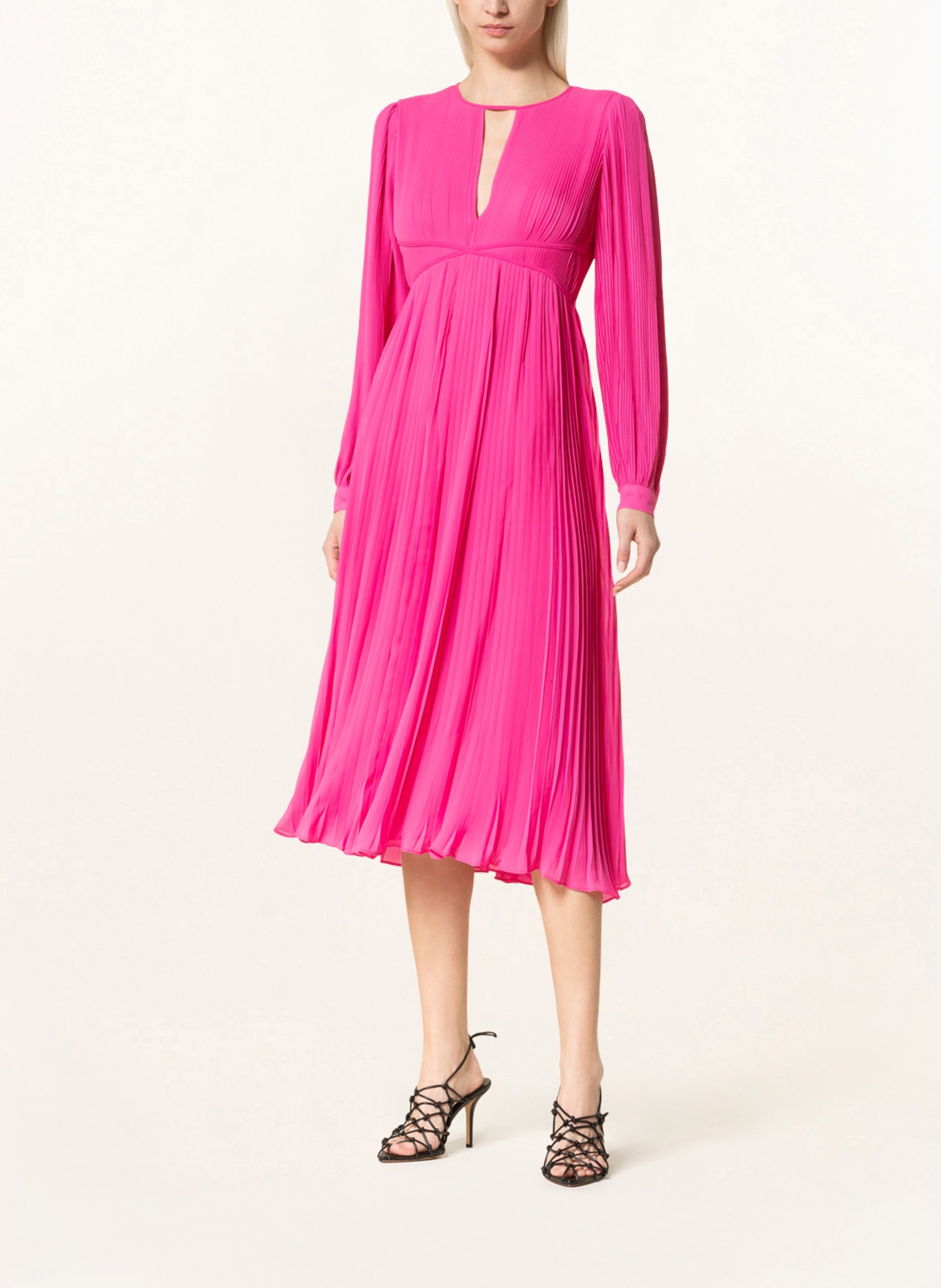 Maxi dress Michael Kors Pink size 0 05 in Polyester  22404738