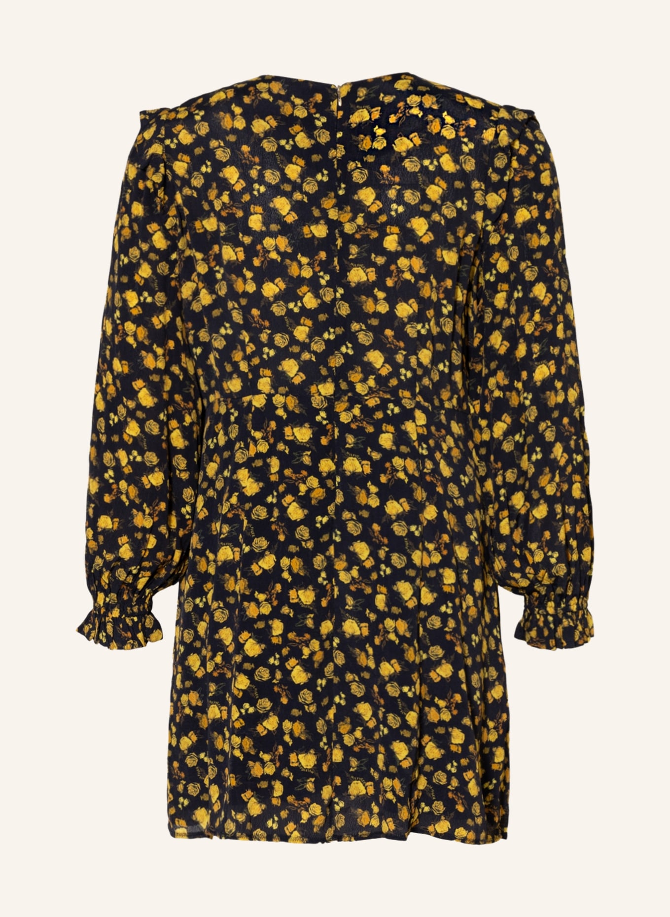 TOMMY HILFIGER Kleid mit Rüschen, Farbe: SCHWARZ/ GELB (Bild 2)