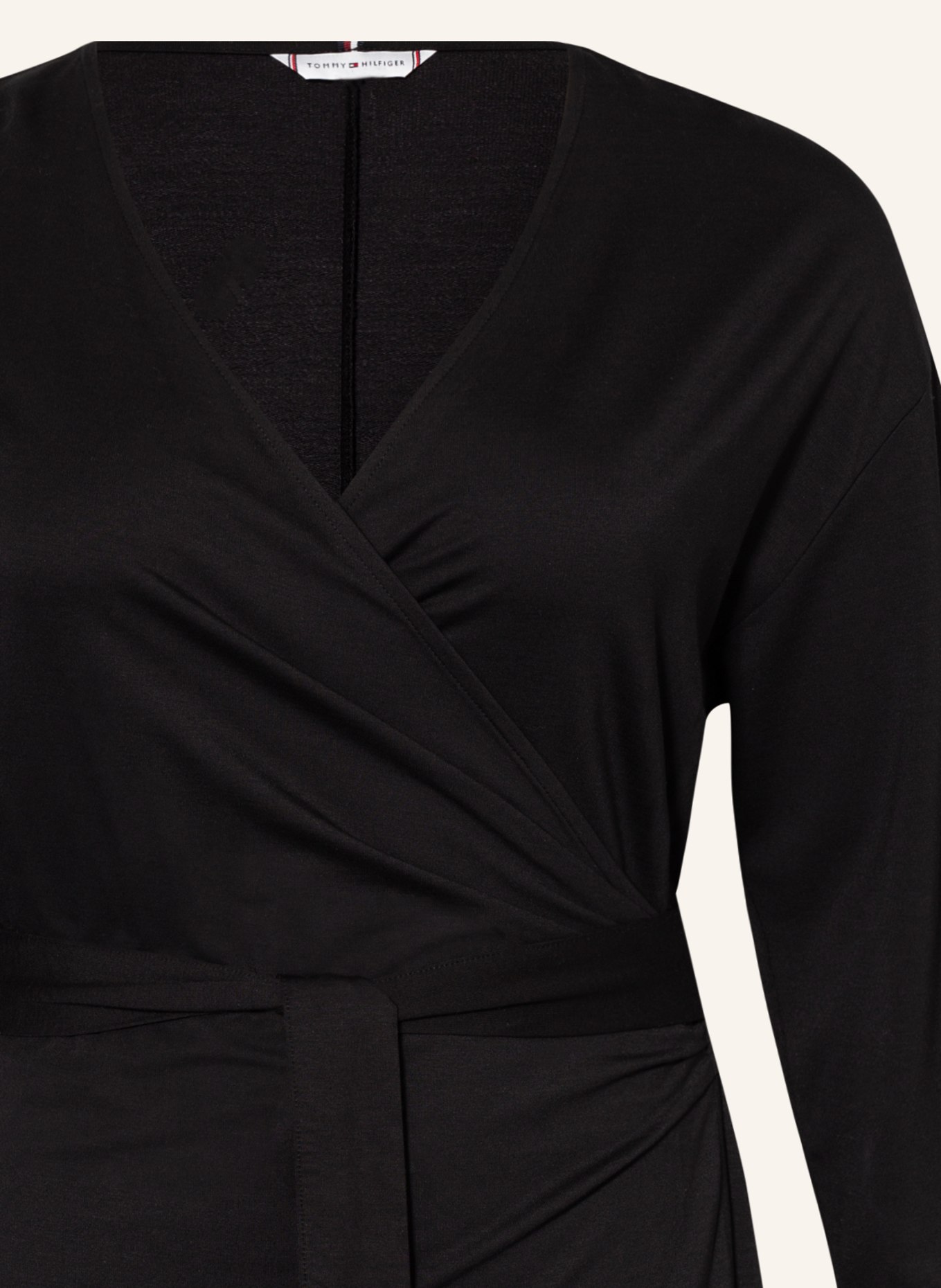 TOMMY HILFIGER Wrap dress, Color: BLACK (Image 3)