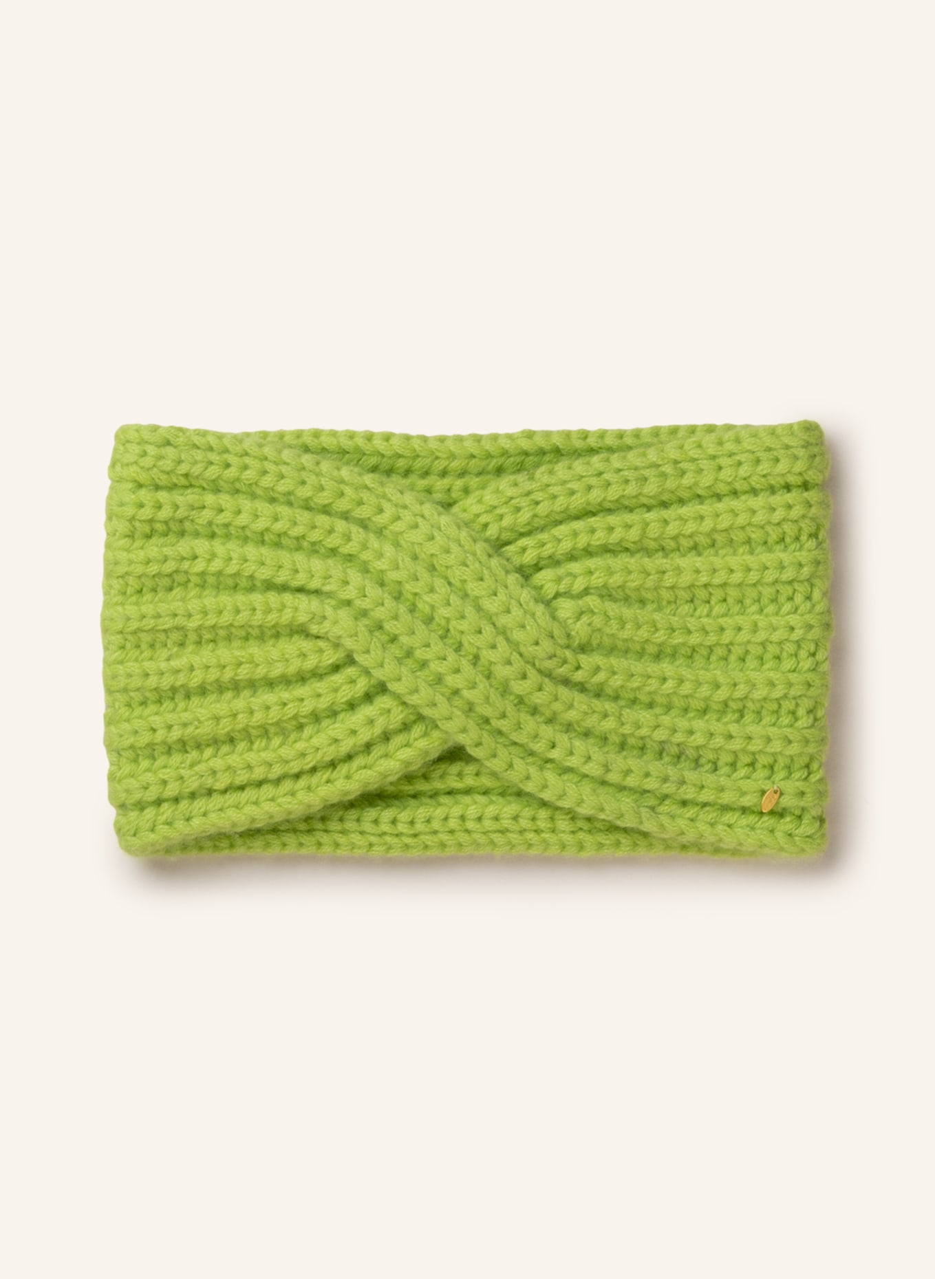Delicatelove Headband SVENJA in cashmere, Color: LIGHT GREEN (Image 1)