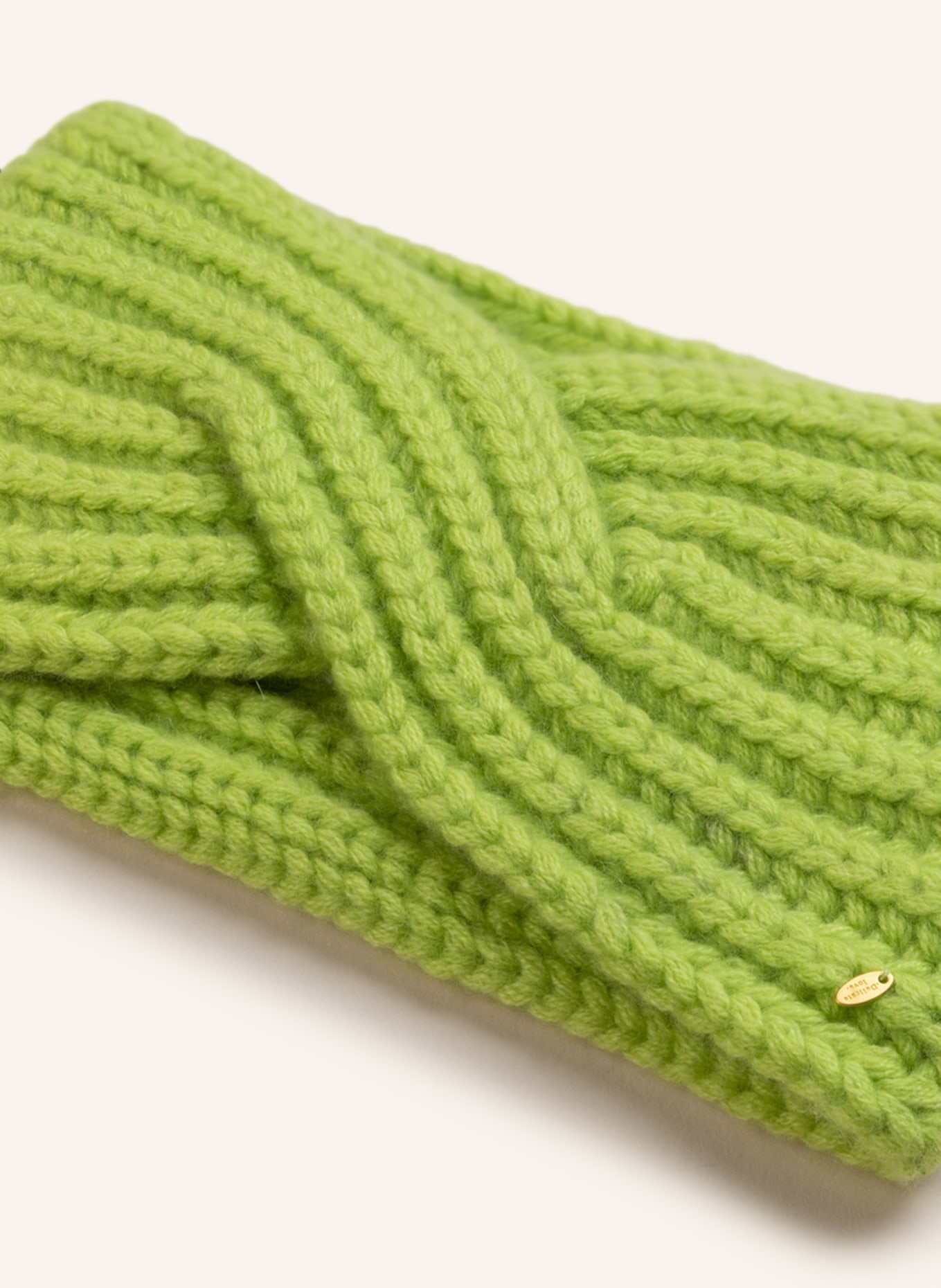 Delicatelove Headband SVENJA in cashmere, Color: LIGHT GREEN (Image 2)