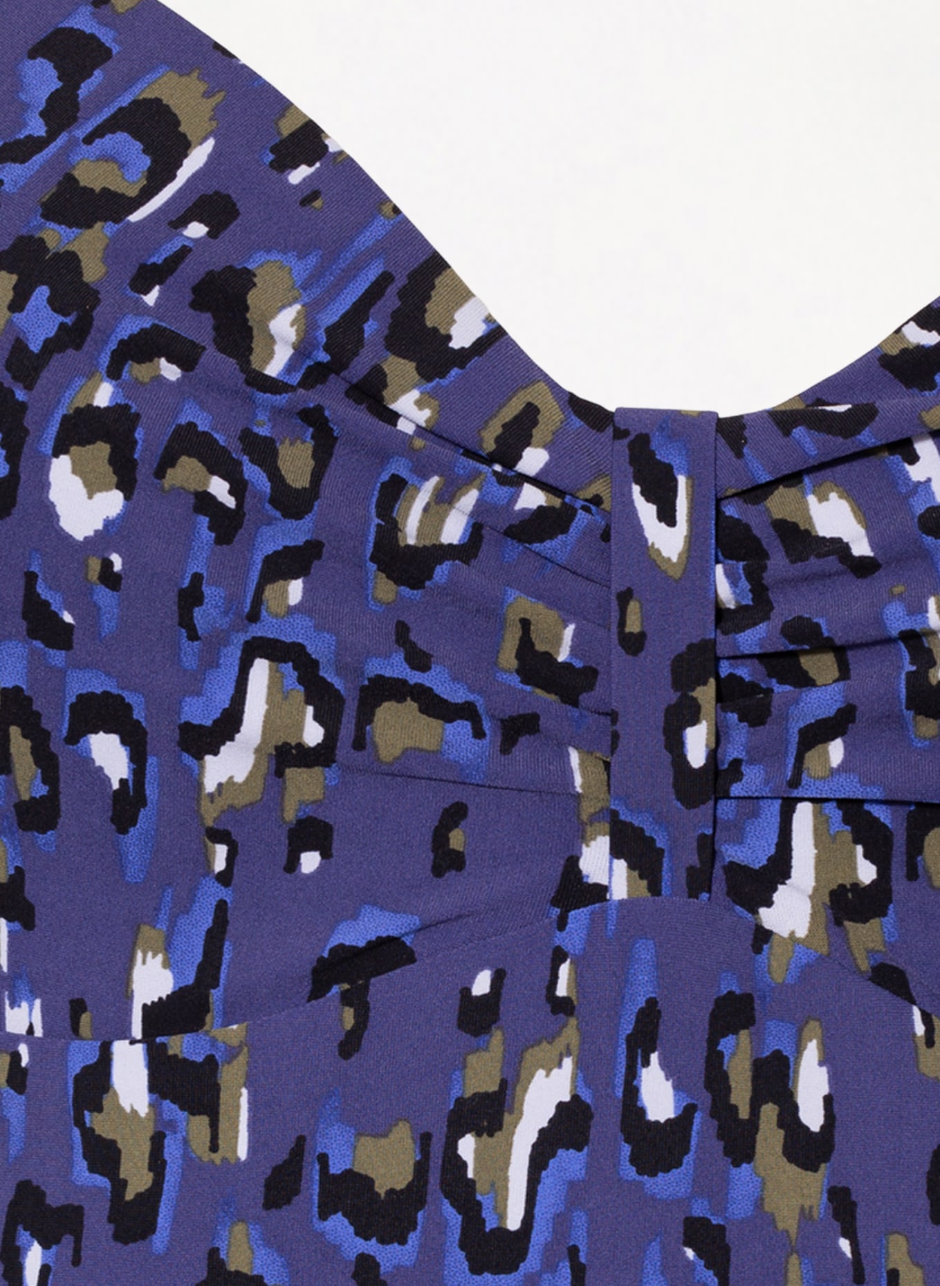 CHANTELLE Underwire swimsuit EOS , Color: DARK BLUE/ OLIVE/ LIGHT BLUE (Image 4)