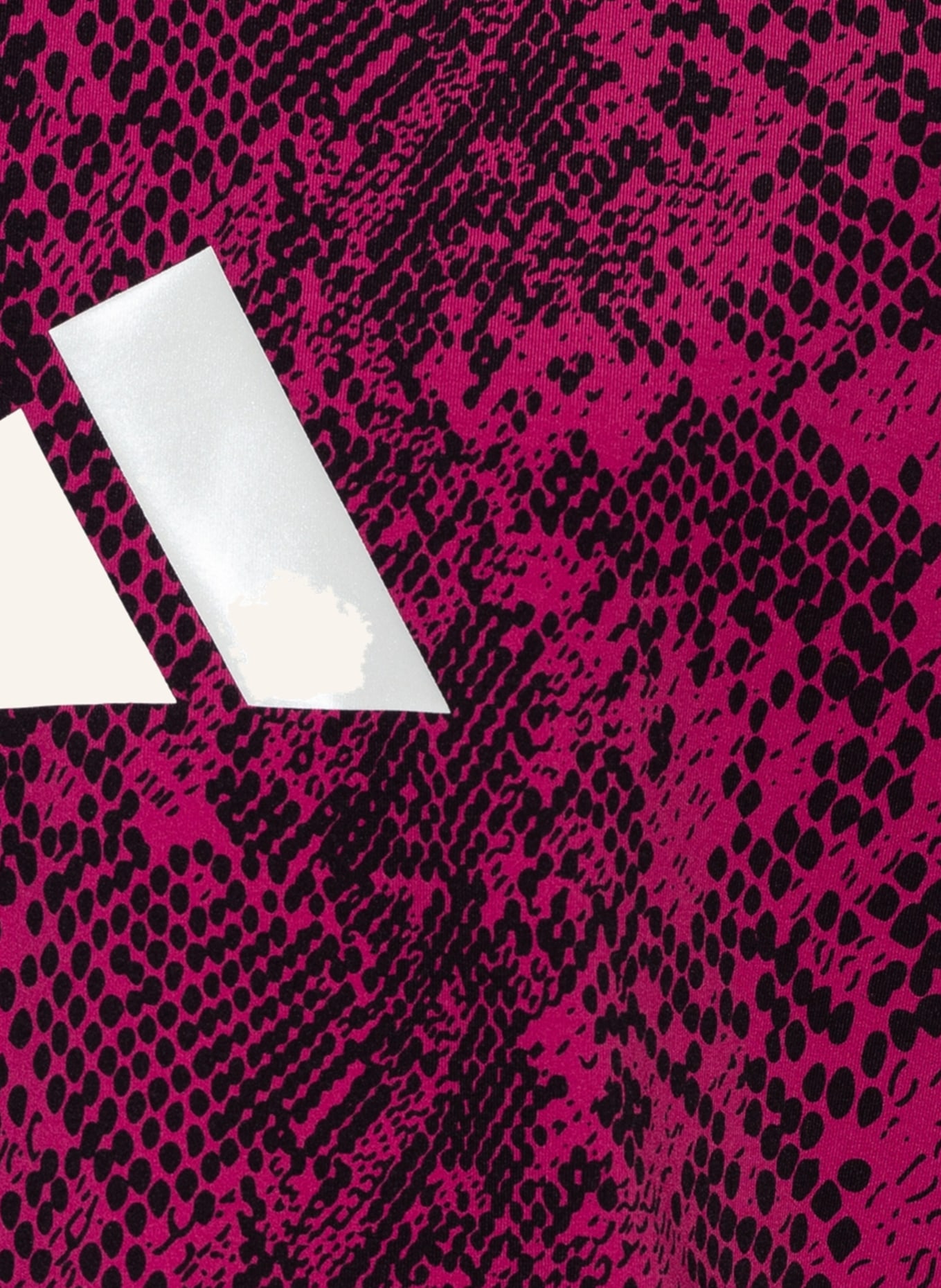 adidas Cropped-Shirt TRAIN ICONS, Farbe: SCHWARZ/ FUCHSIA (Bild 3)