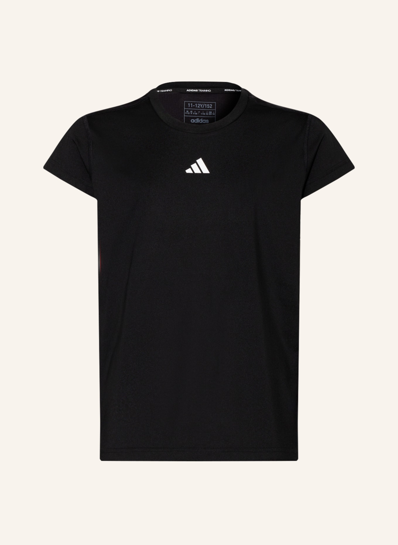 adidas T-Shirt AEROREADY, Farbe: SCHWARZ (Bild 1)