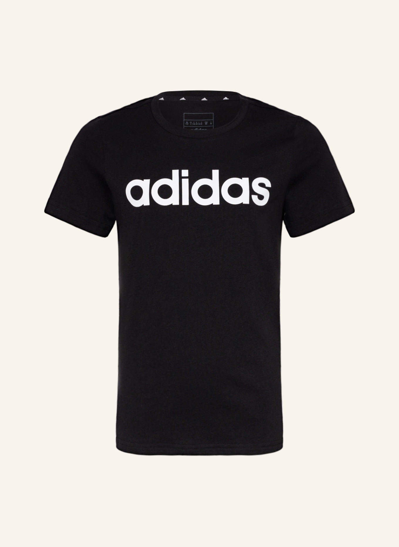 adidas T-Shirt, Farbe: SCHWARZ/ WEISS (Bild 1)