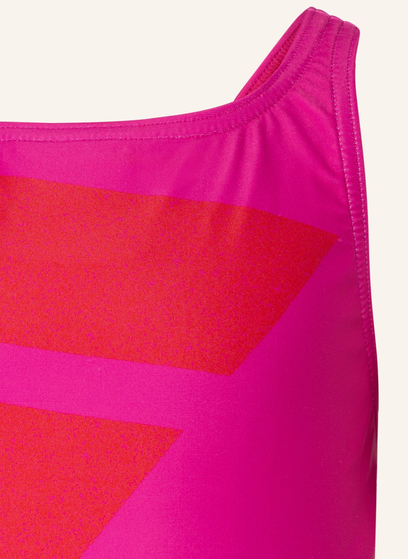adidas Badeanzug BIG BARS SUIT in pink/ rot