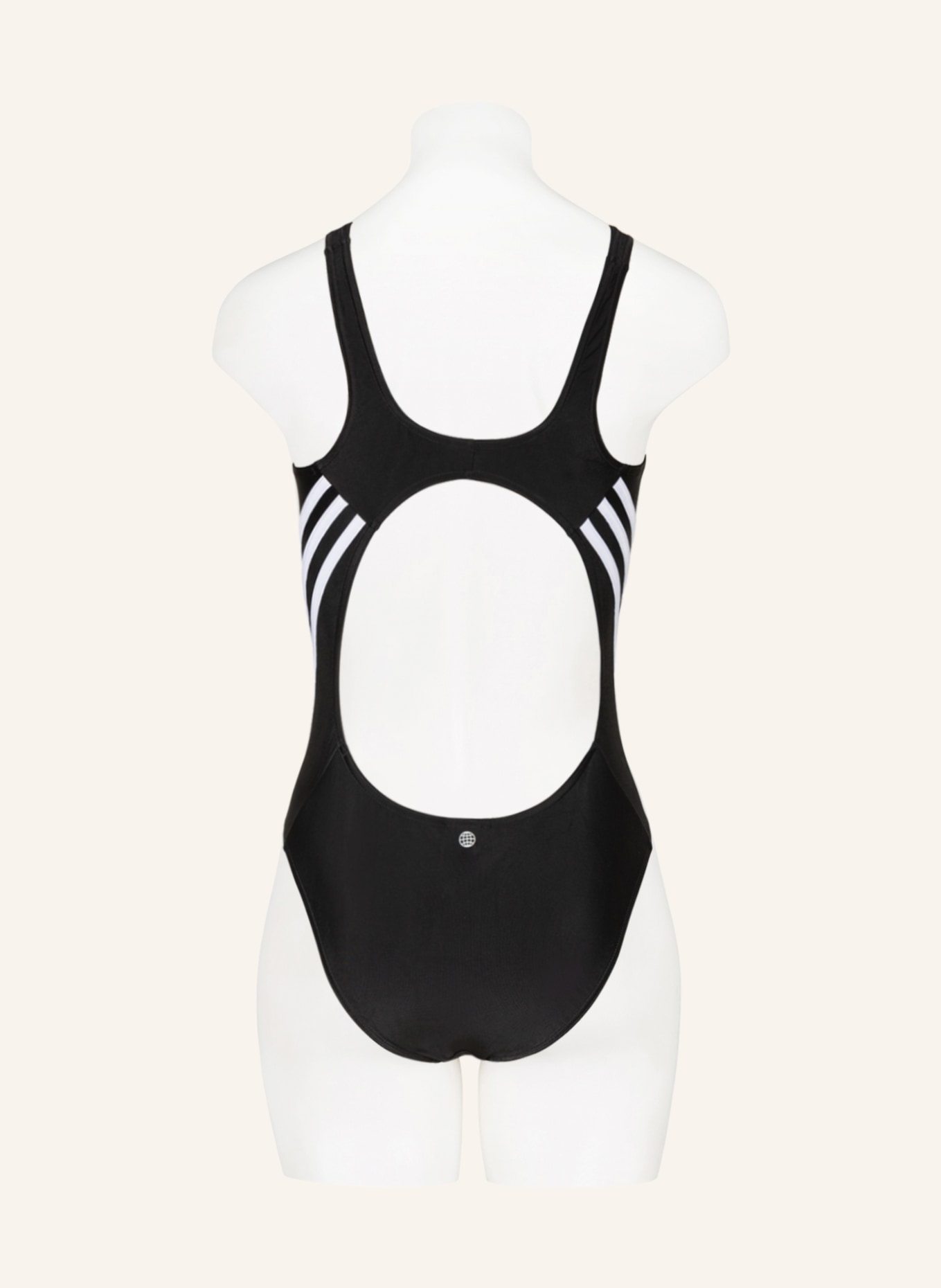 adidas Swimsuit 3-STRIPES, Color: BLACK/ WHITE (Image 3)