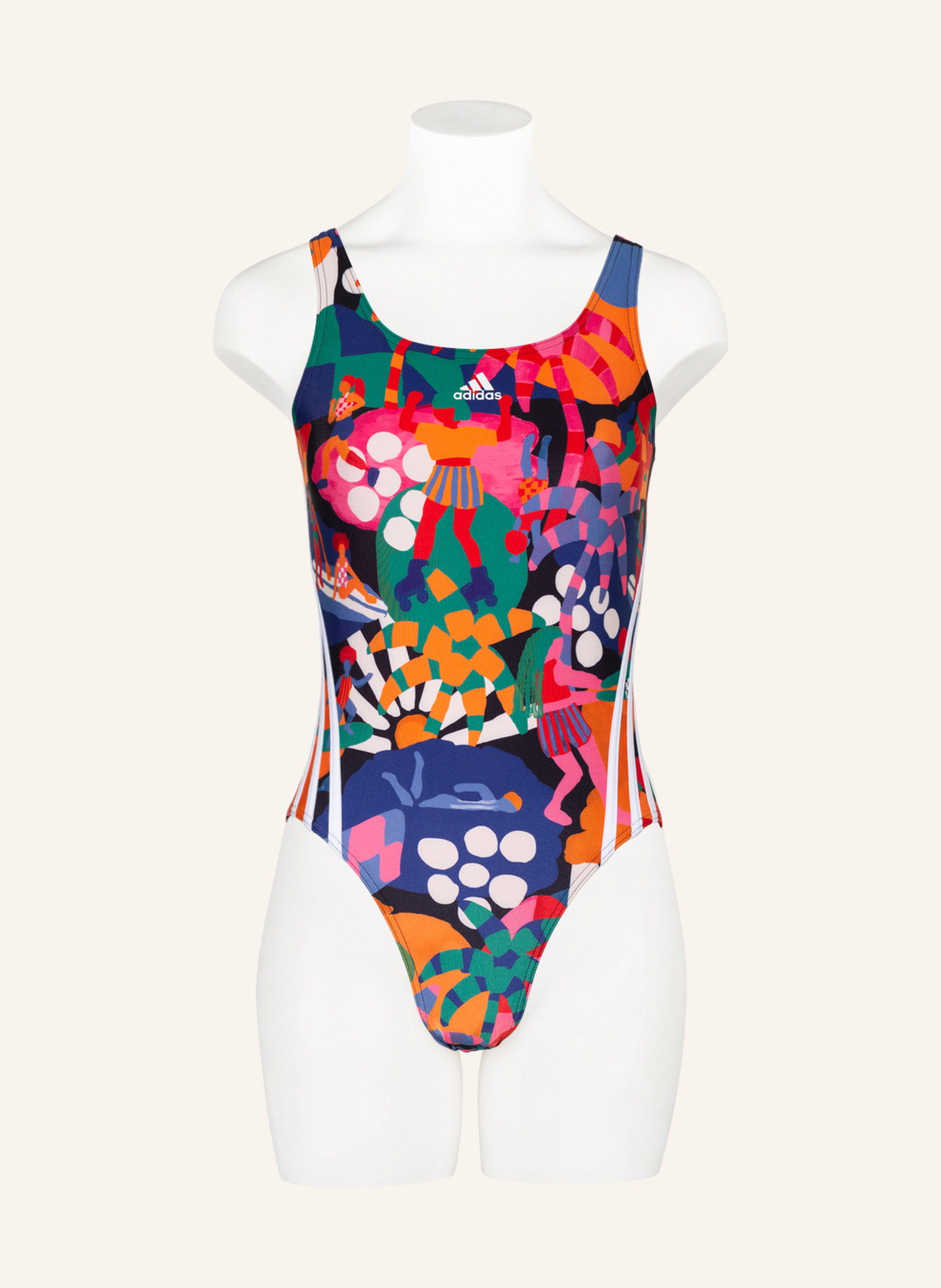 adidas Shaping swimsuit FARM, Color: BLUE/ GREEN/ PINK (Image 2)