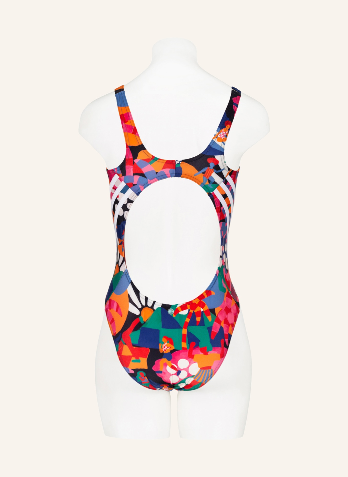 adidas Shaping swimsuit FARM, Color: BLUE/ GREEN/ PINK (Image 3)
