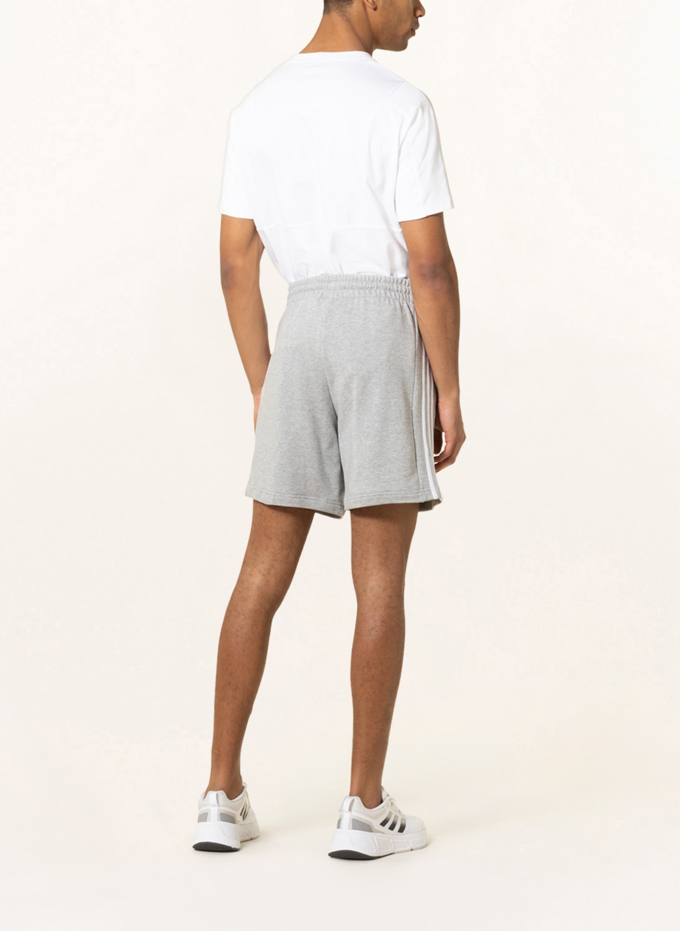 adidas Sweat shorts, Color: GRAY/ WHITE (Image 3)