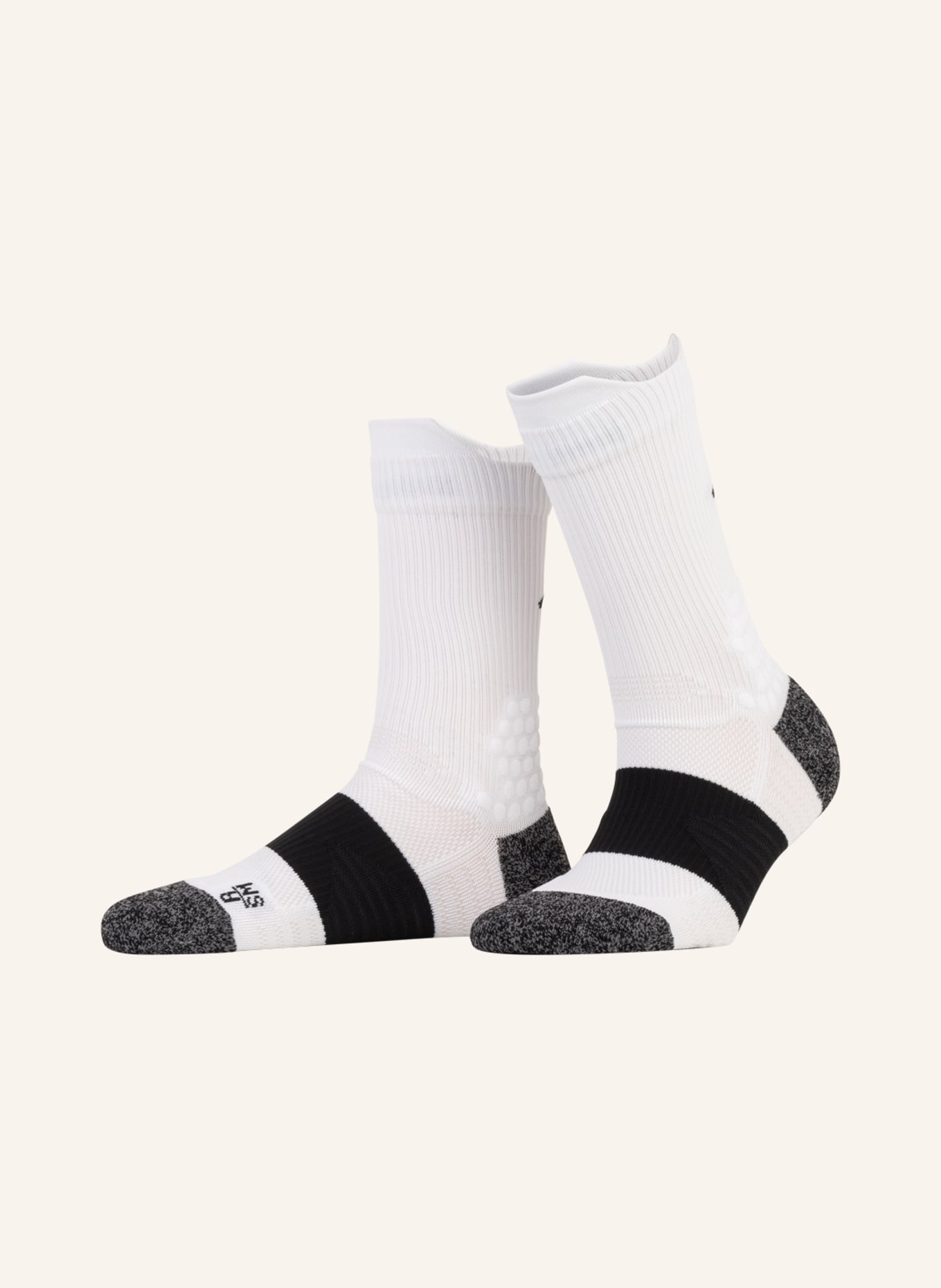 adidas Running socks RUNNING UB23, Color: WHITE/ BLACK (Image 1)