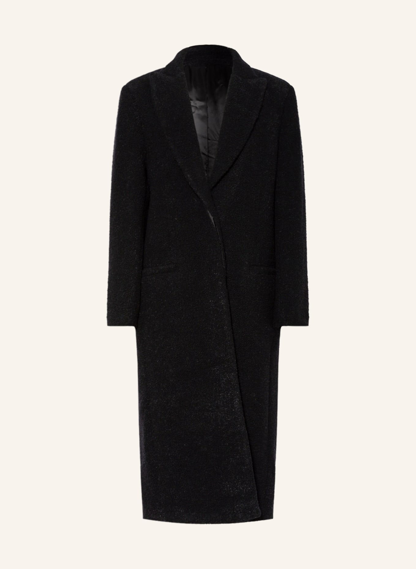 TOTEME Bouclé coat, Color: BLACK (Image 1)