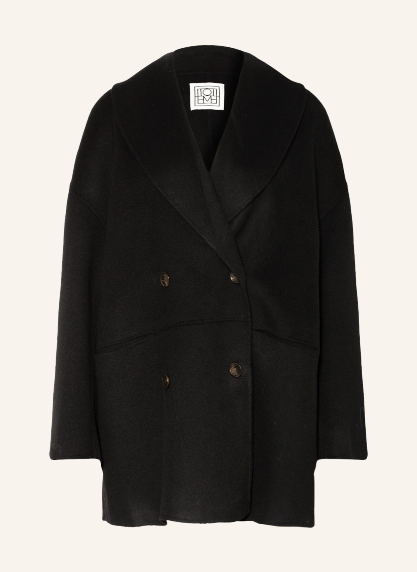 TOTEME Wool coat, Color: BLACK (Image 1)