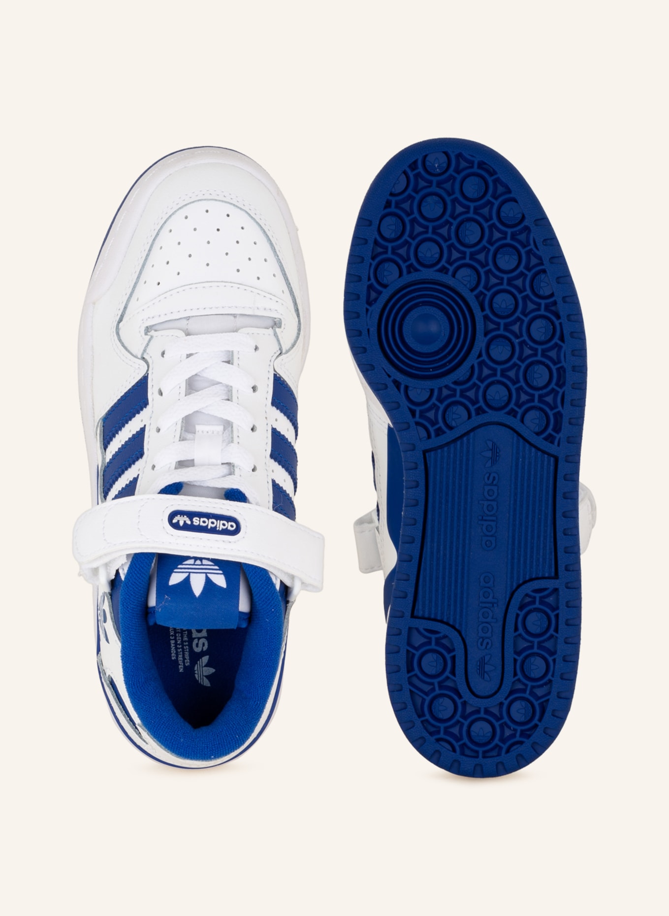 adidas Originals Sneakersy FORUM LOW, Kolor: BIAŁY/ NIEBIESKI (Obrazek 5)