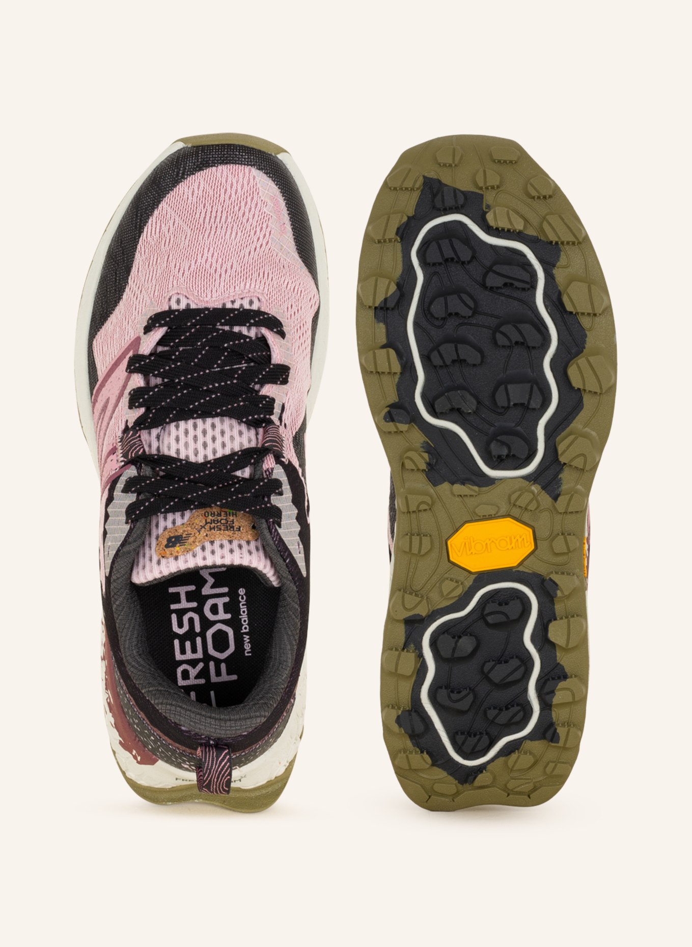 new balance Trail running shoes FRESH FOAM X HIERRO V7, Color: BLACK/ PINK (Image 5)