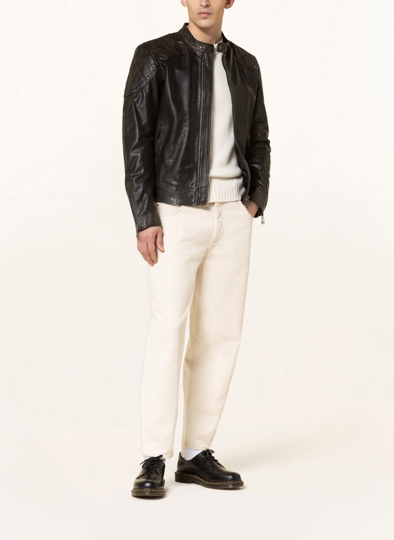 BELSTAFF Leather jacket OUTLAW, Color: BLACK (Image 2)