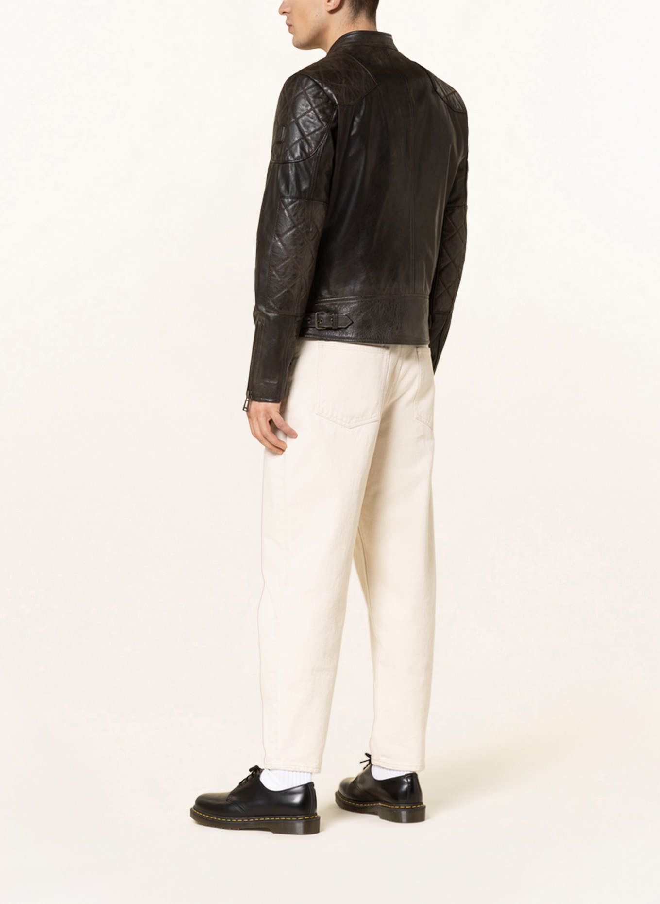 BELSTAFF Leather jacket OUTLAW, Color: BLACK (Image 3)