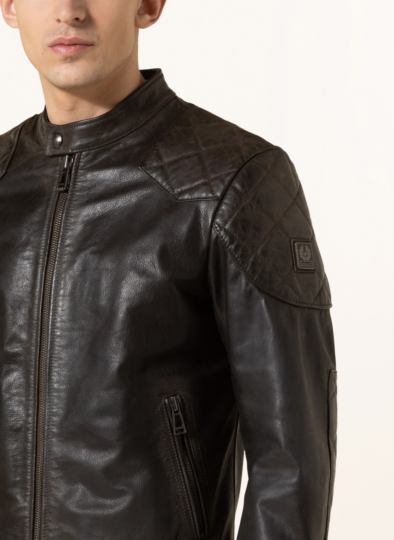 BELSTAFF Leather jacket OUTLAW, Color: BLACK (Image 4)