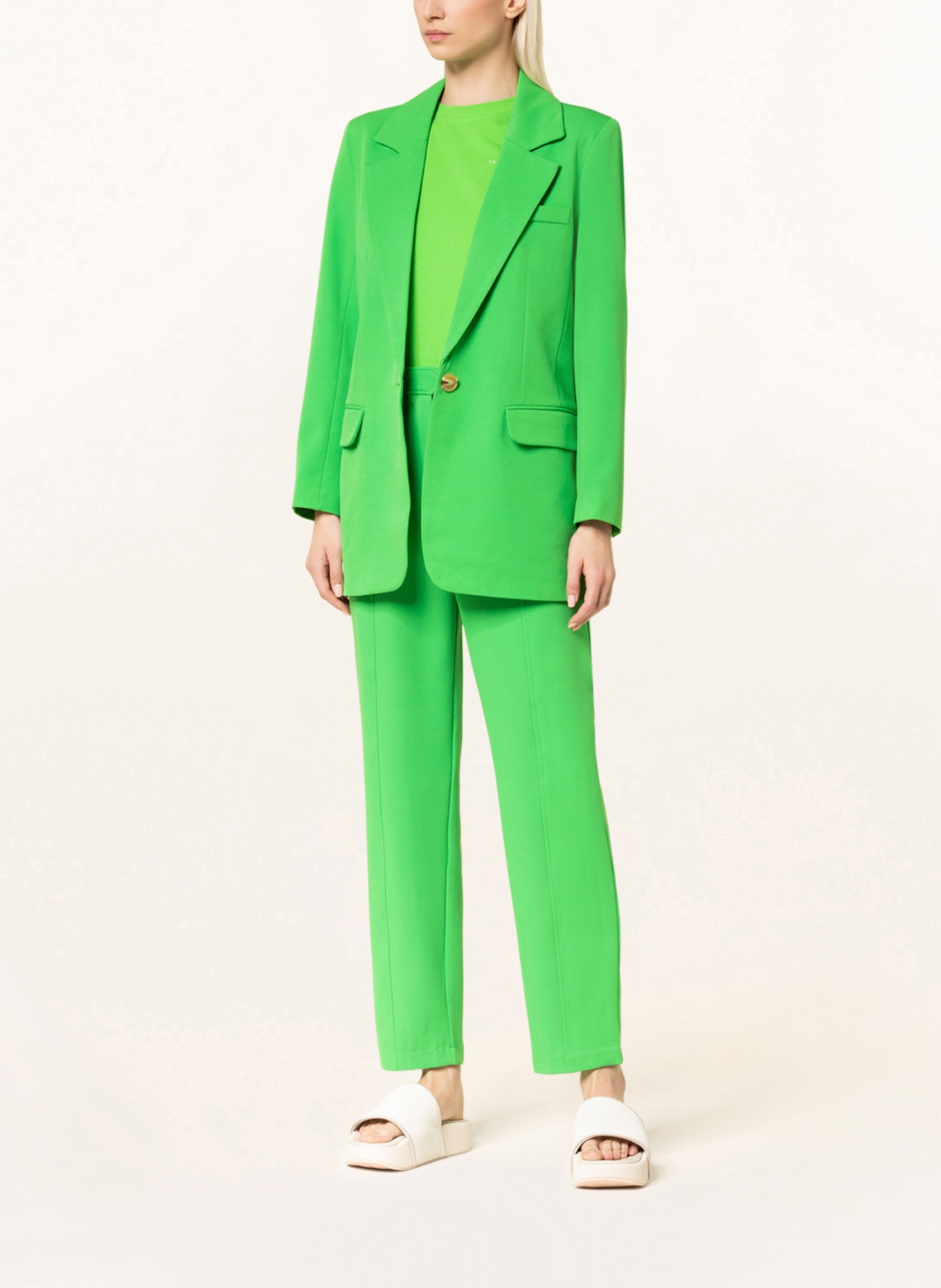 ONLY Long blazer, Color: NEON GREEN (Image 2)