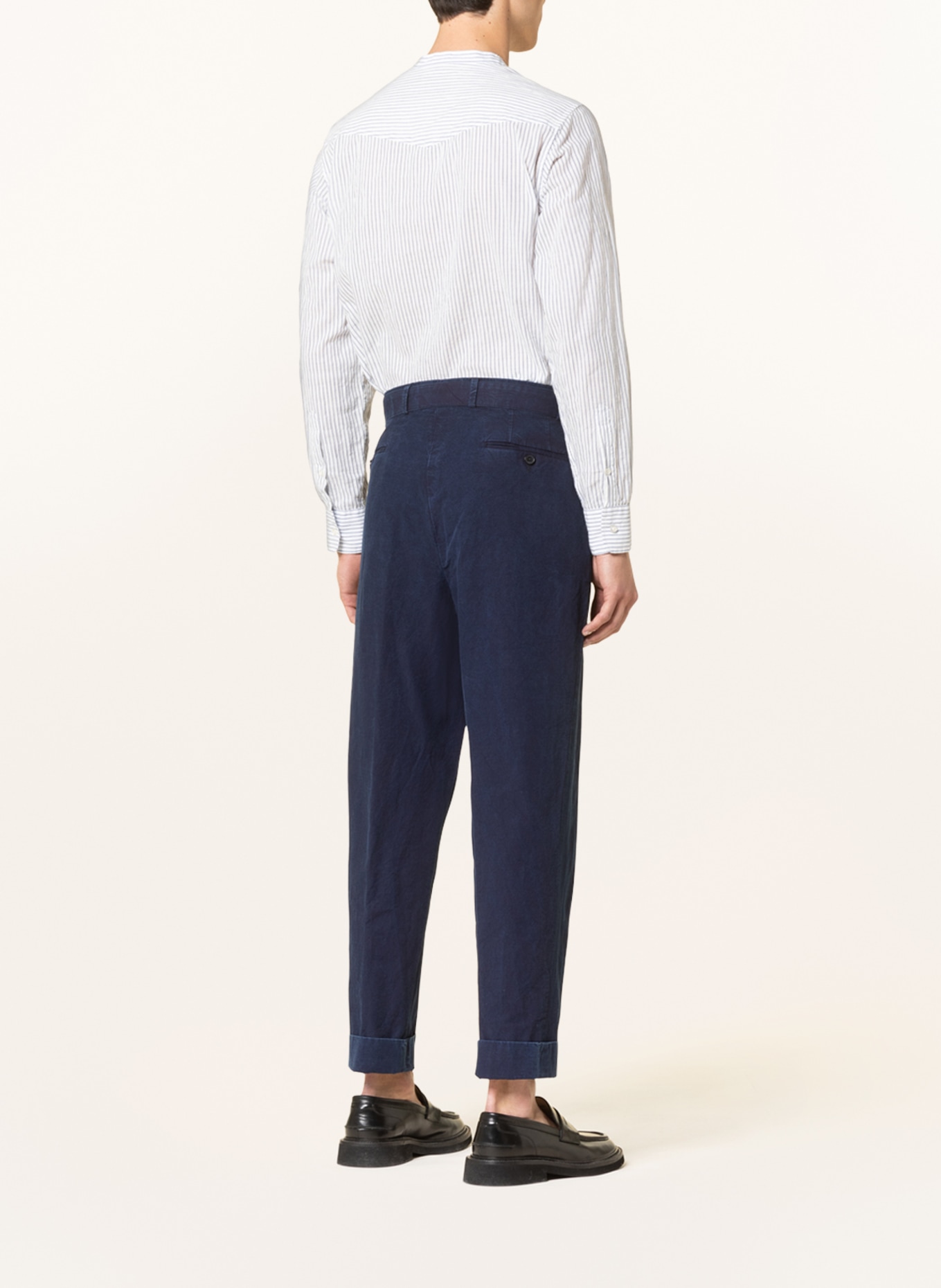 Officine Générale Trousers slim fit, Color: DARK BLUE (Image 3)