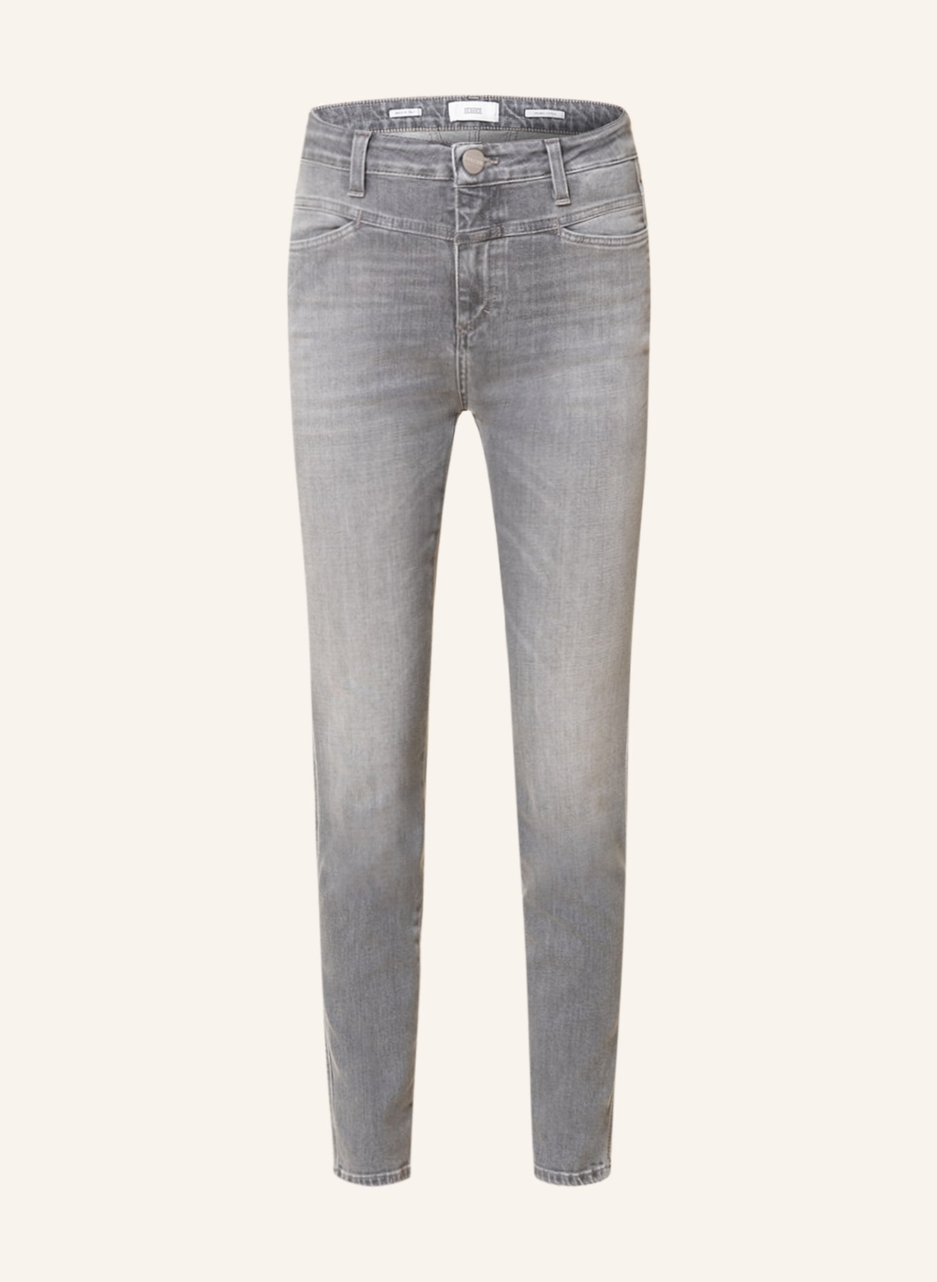 CLOSED Skinny jeans SKINNY PUSHER, Color: MGY MID GREY (Image 1)