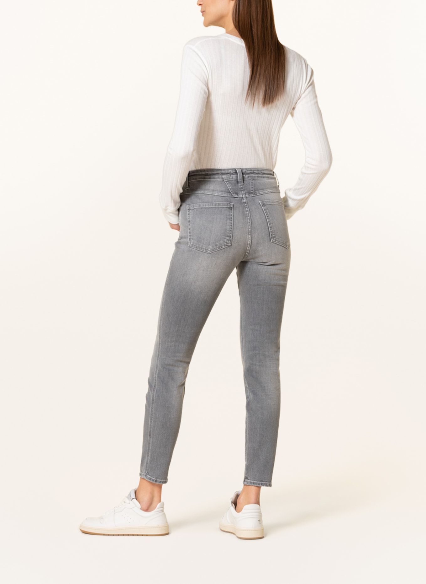 CLOSED Skinny Jeans SKINNY PUSHER, Farbe: MGY MID GREY (Bild 3)