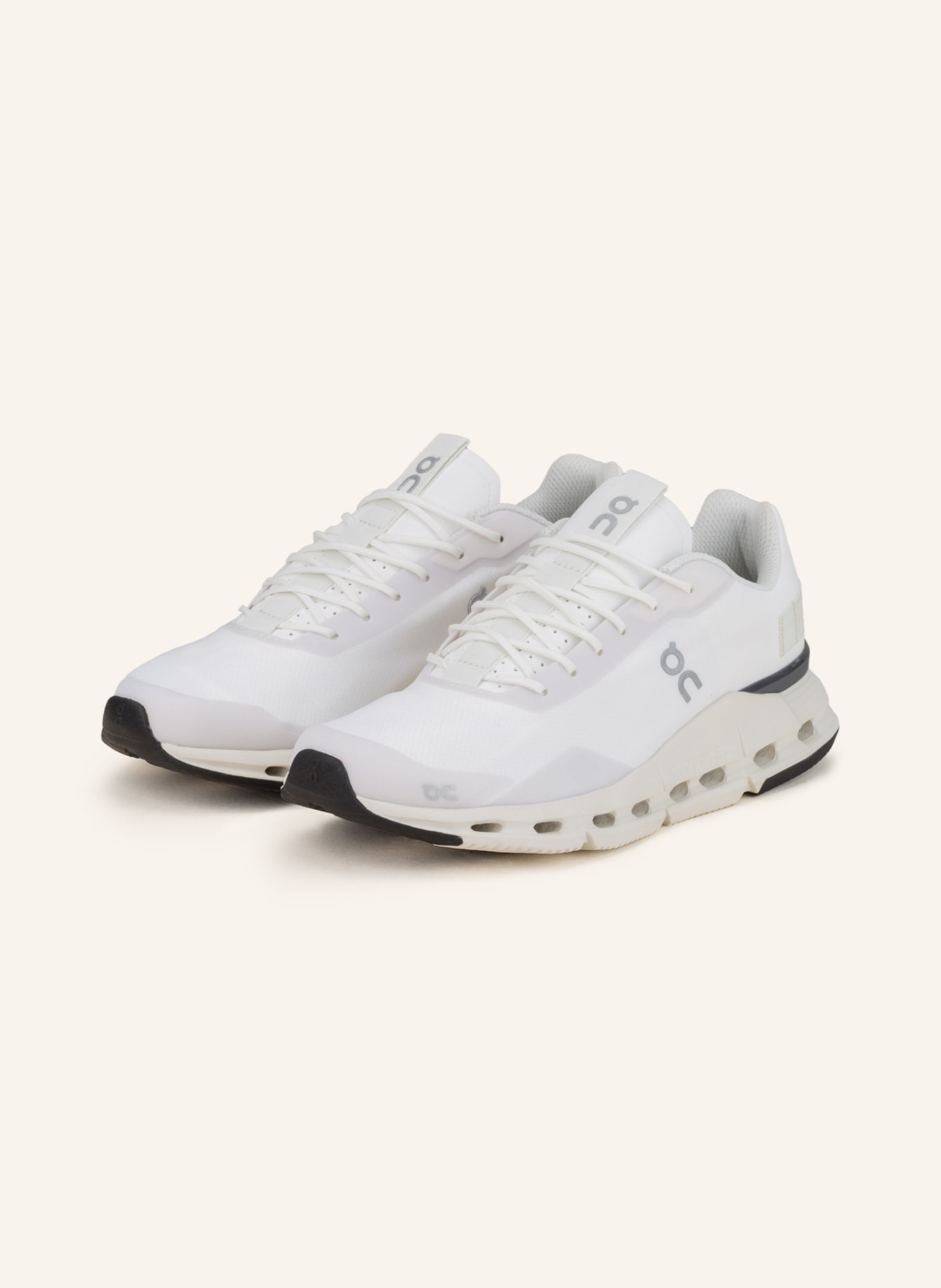 On Sneakers CLOUDNOVA FORM, Color: WHITE/ CREAM/ LIGHT GRAY (Image 1)