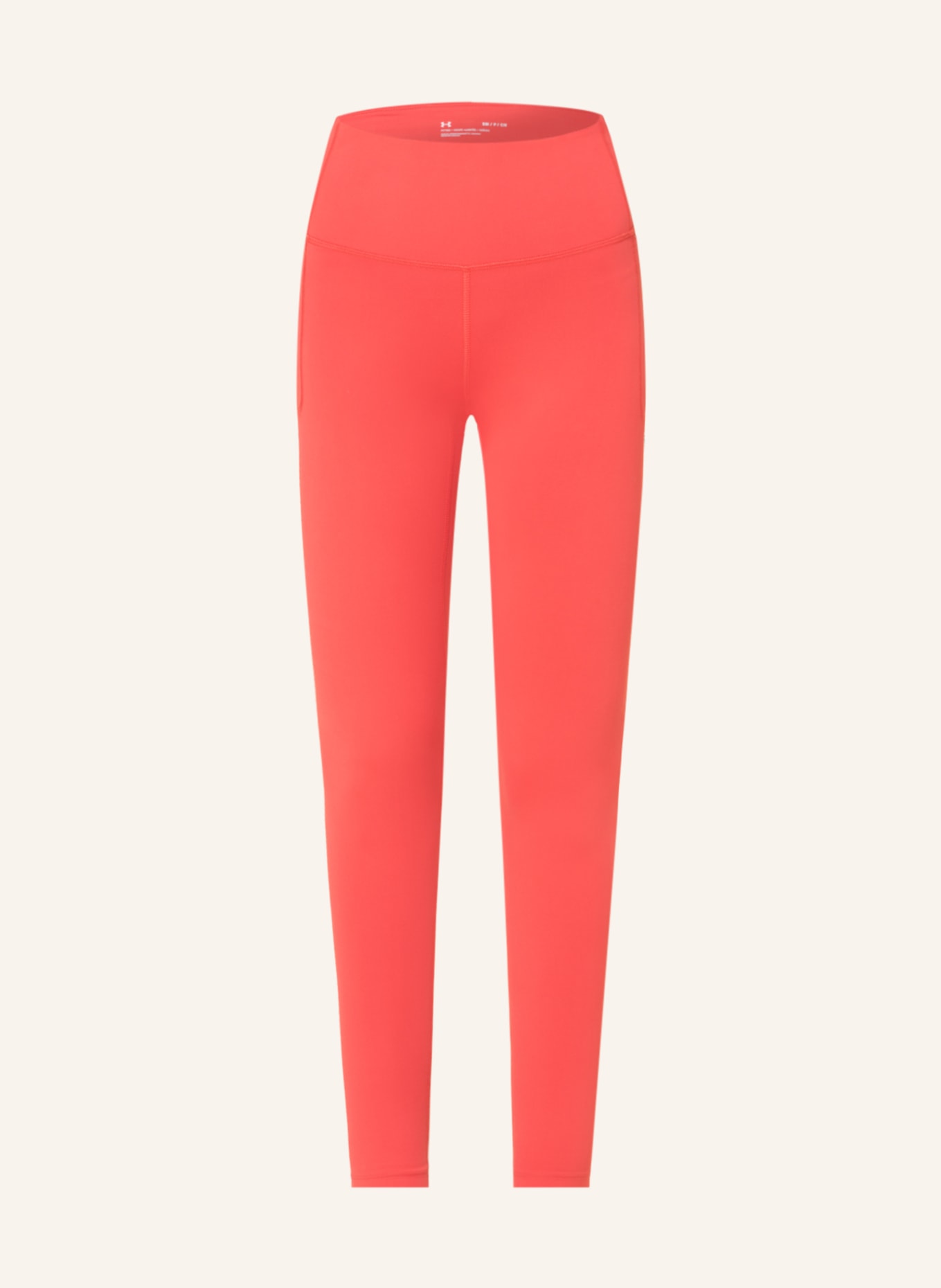UNDER ARMOUR Tights MERIDIAN, Color: RED (Image 1)
