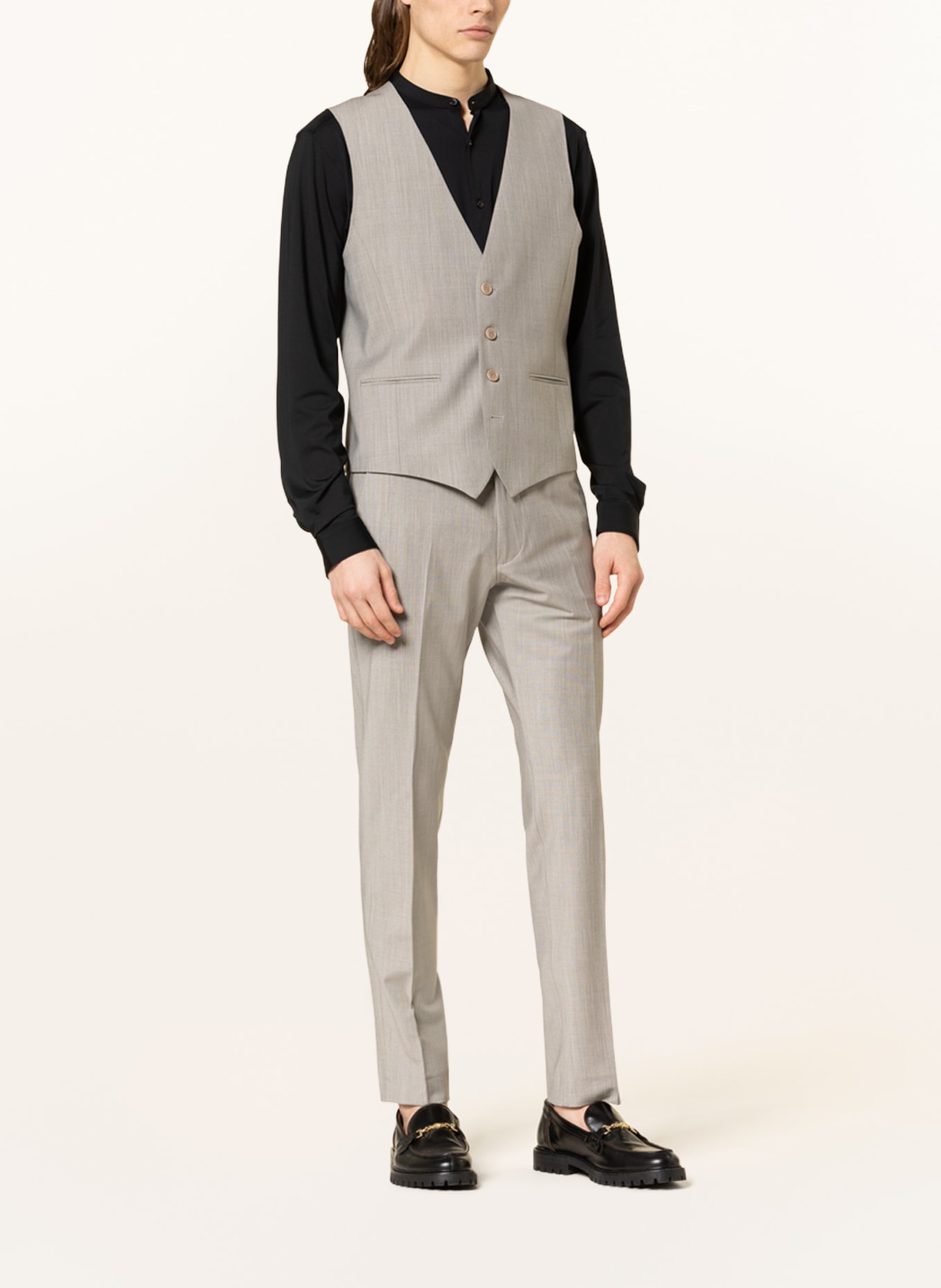 DRYKORN Suit vest MALMO extra slim fit, Color: 1700 BRAUN (Image 3)